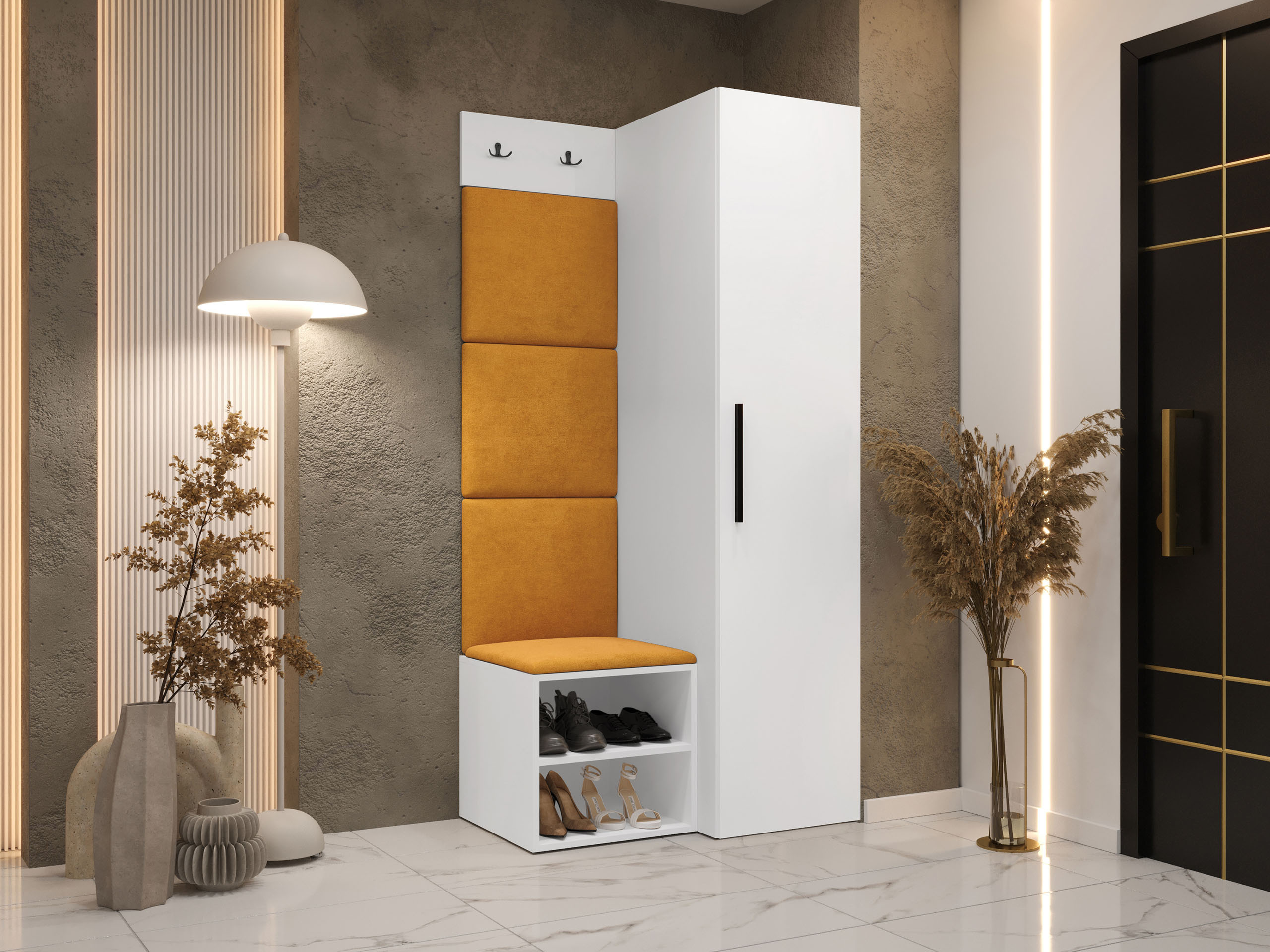 Előszoba garnitúra Nitos III (Fehér)