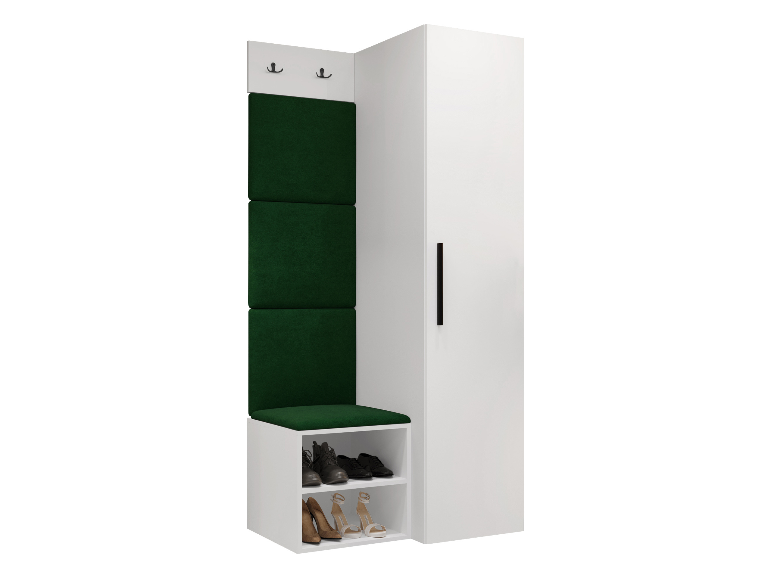 Előszoba garnitúra Nitos III (Fehér)