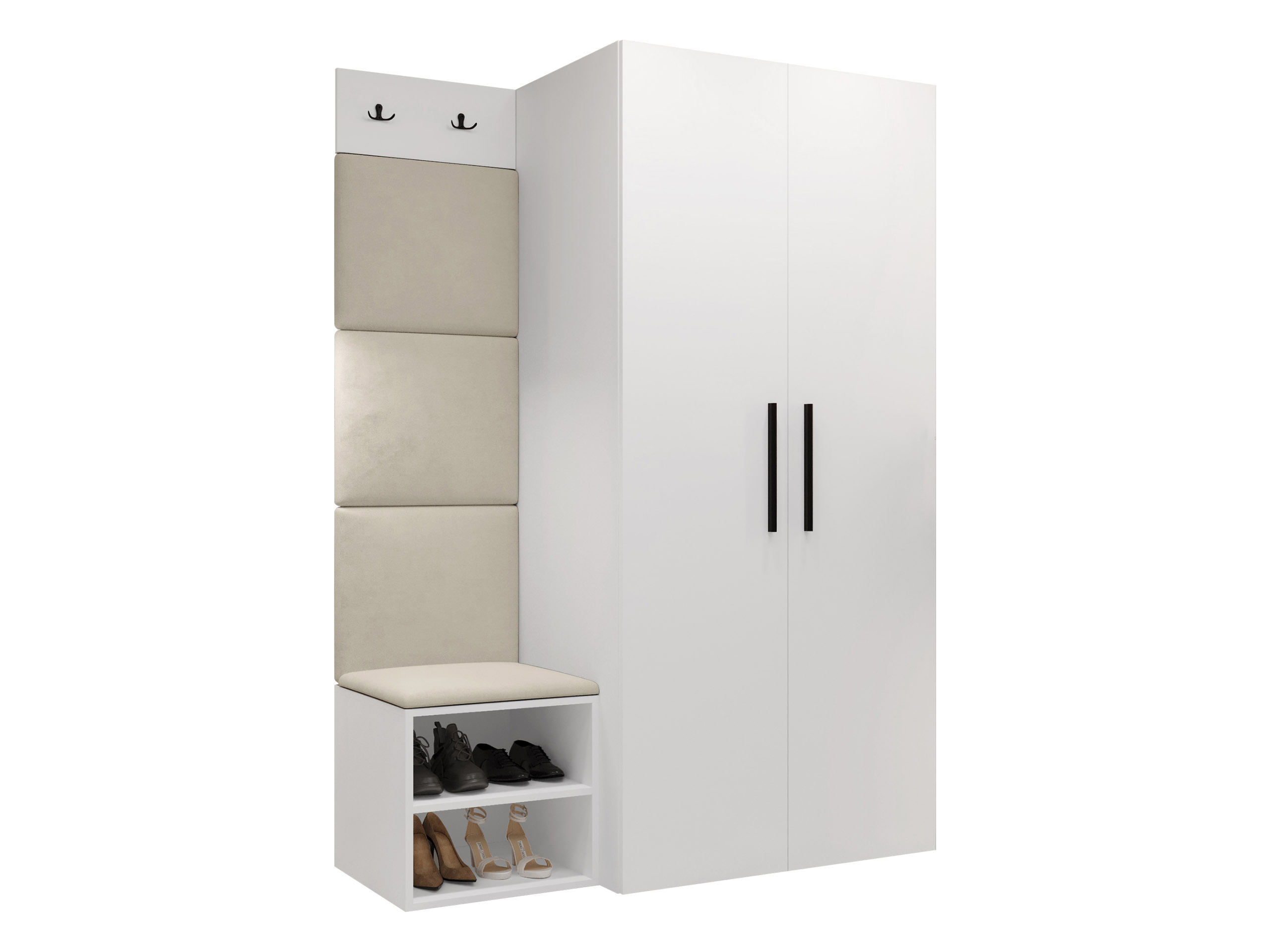 Előszoba garnitúra Hartford 523 (Fehér)