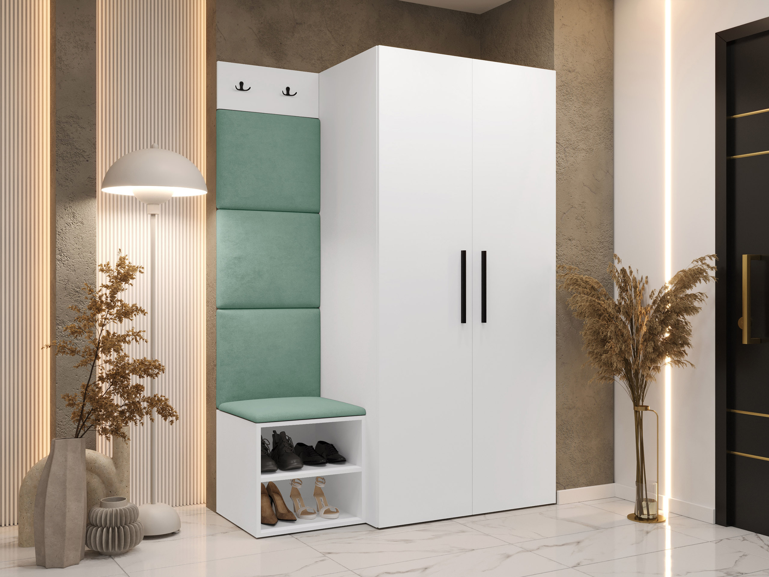 Előszoba garnitúra Hartford 523 (Fehér)