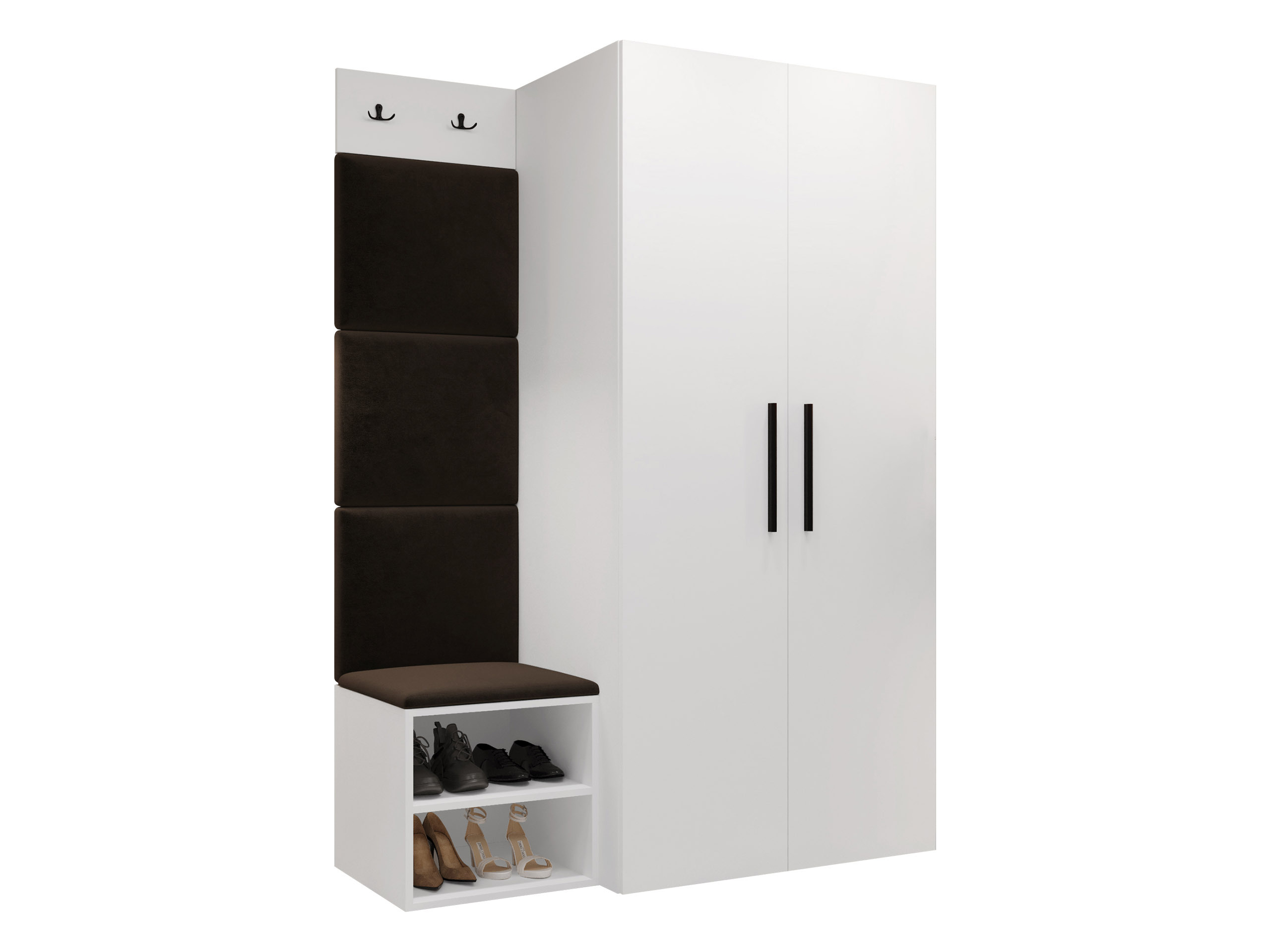 Előszoba garnitúra Nitos IV (Fehér)