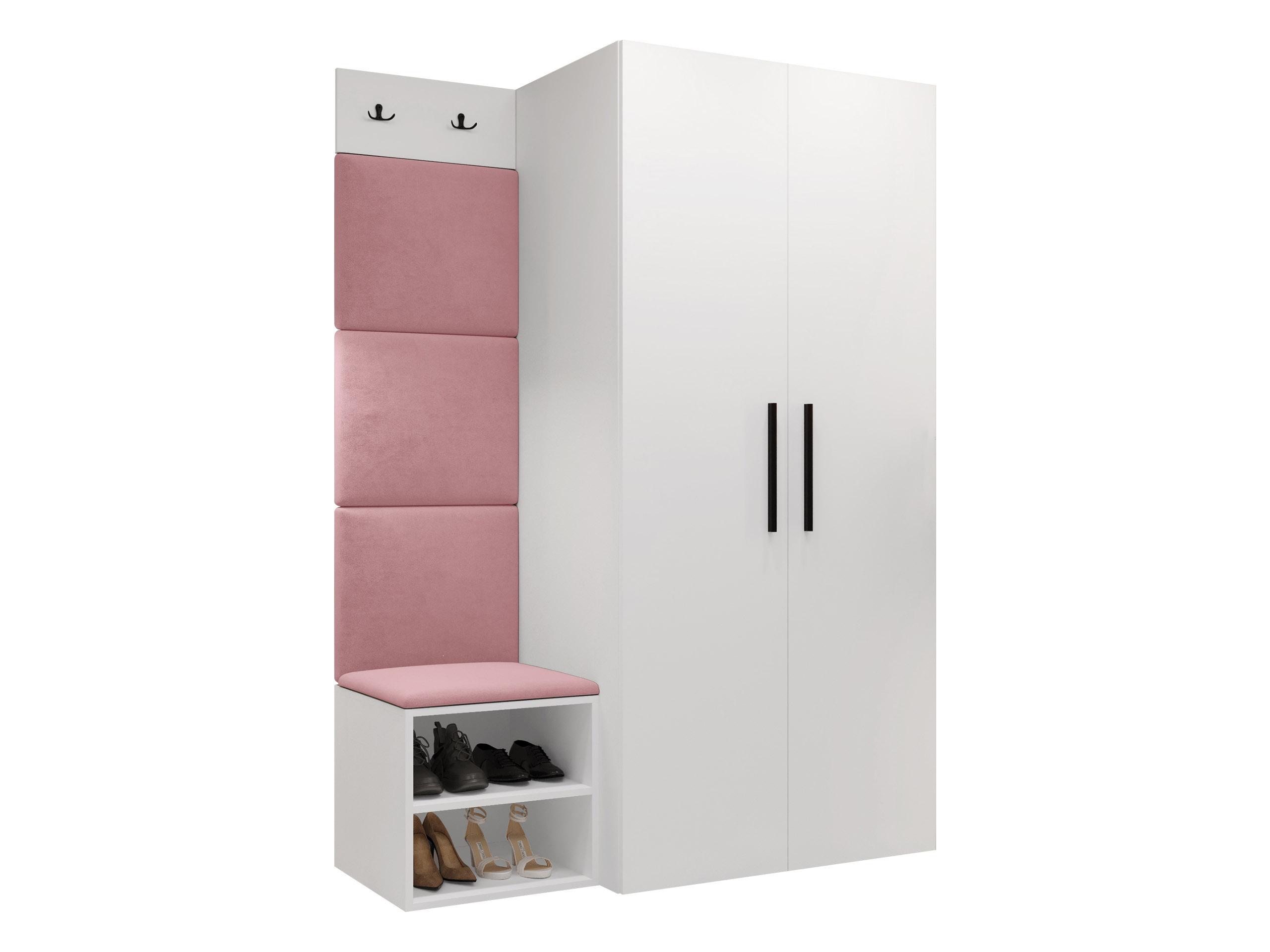 Előszoba garnitúra Nitos IV (Fehér)