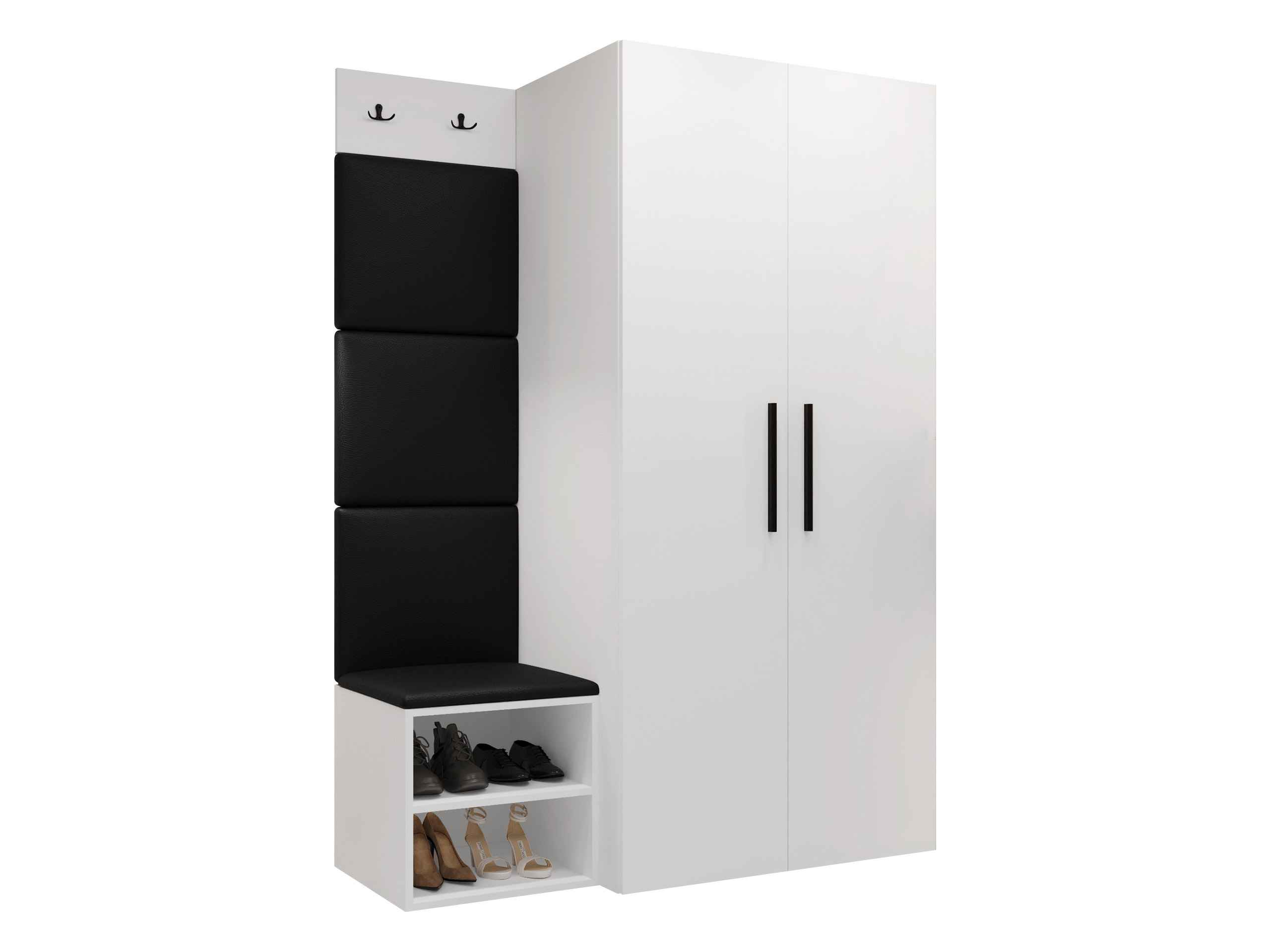 Előszoba garnitúra Nitos IV (Fehér)