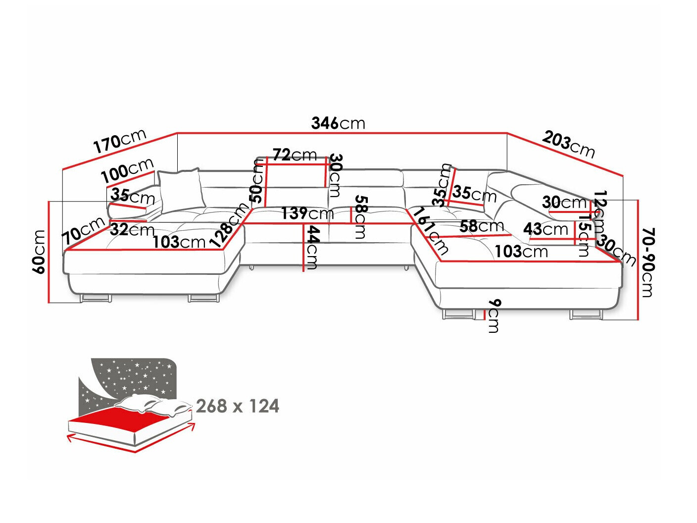 Sarokkanapé SH11169