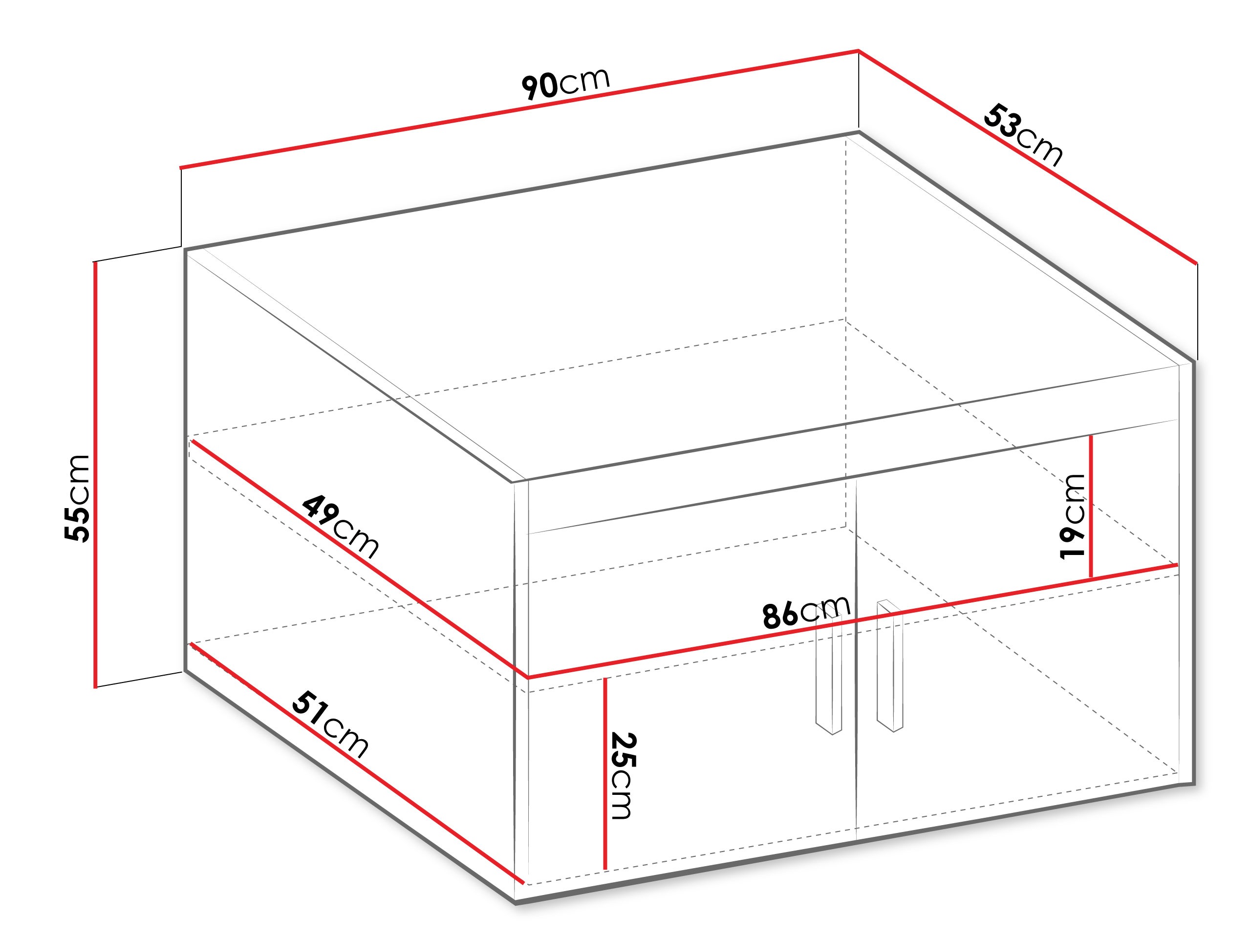 Szekrény Novduni 122 (Fehér)