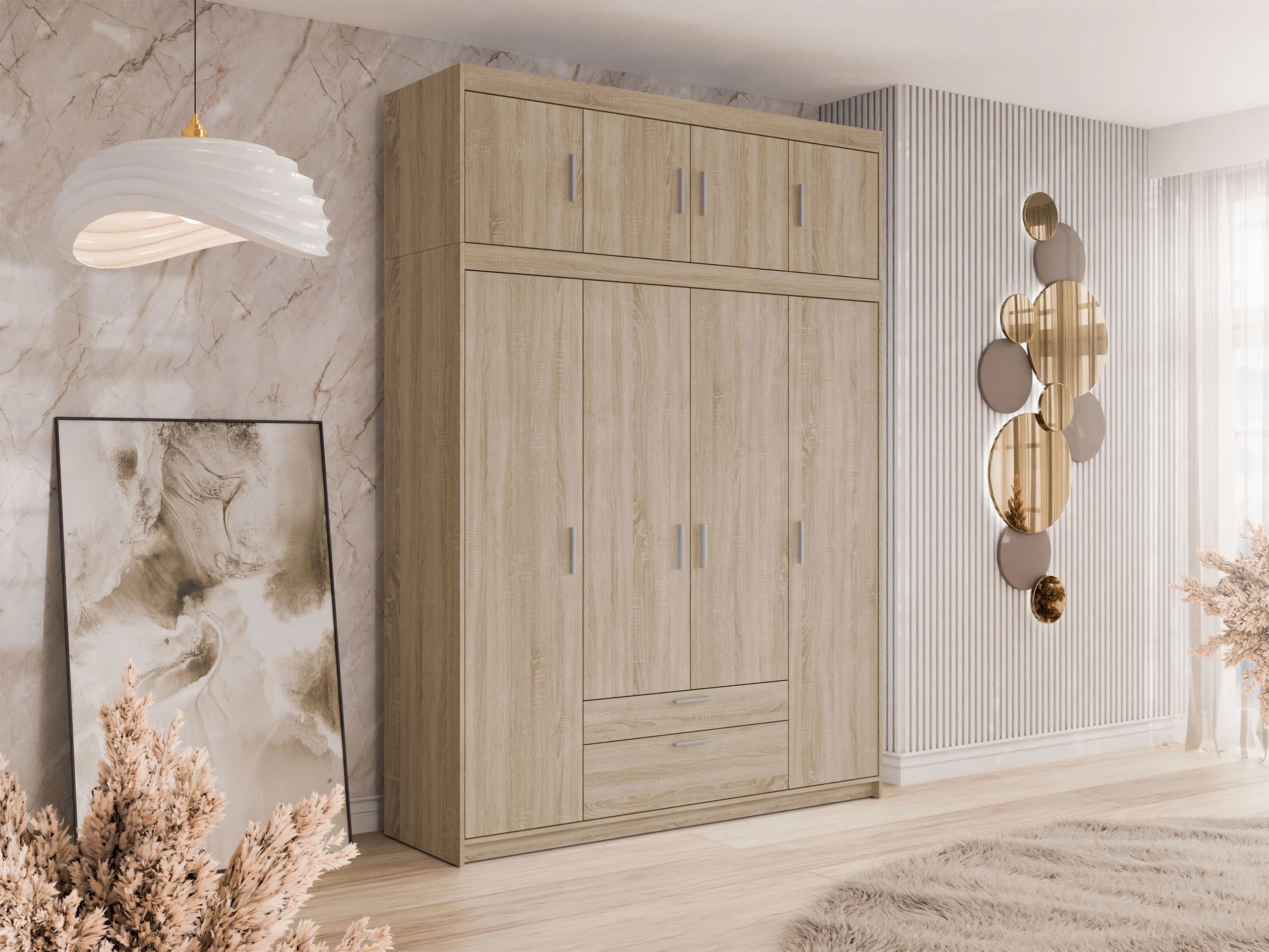 Szekrény Novduni 123 (Sonoma tölgy)