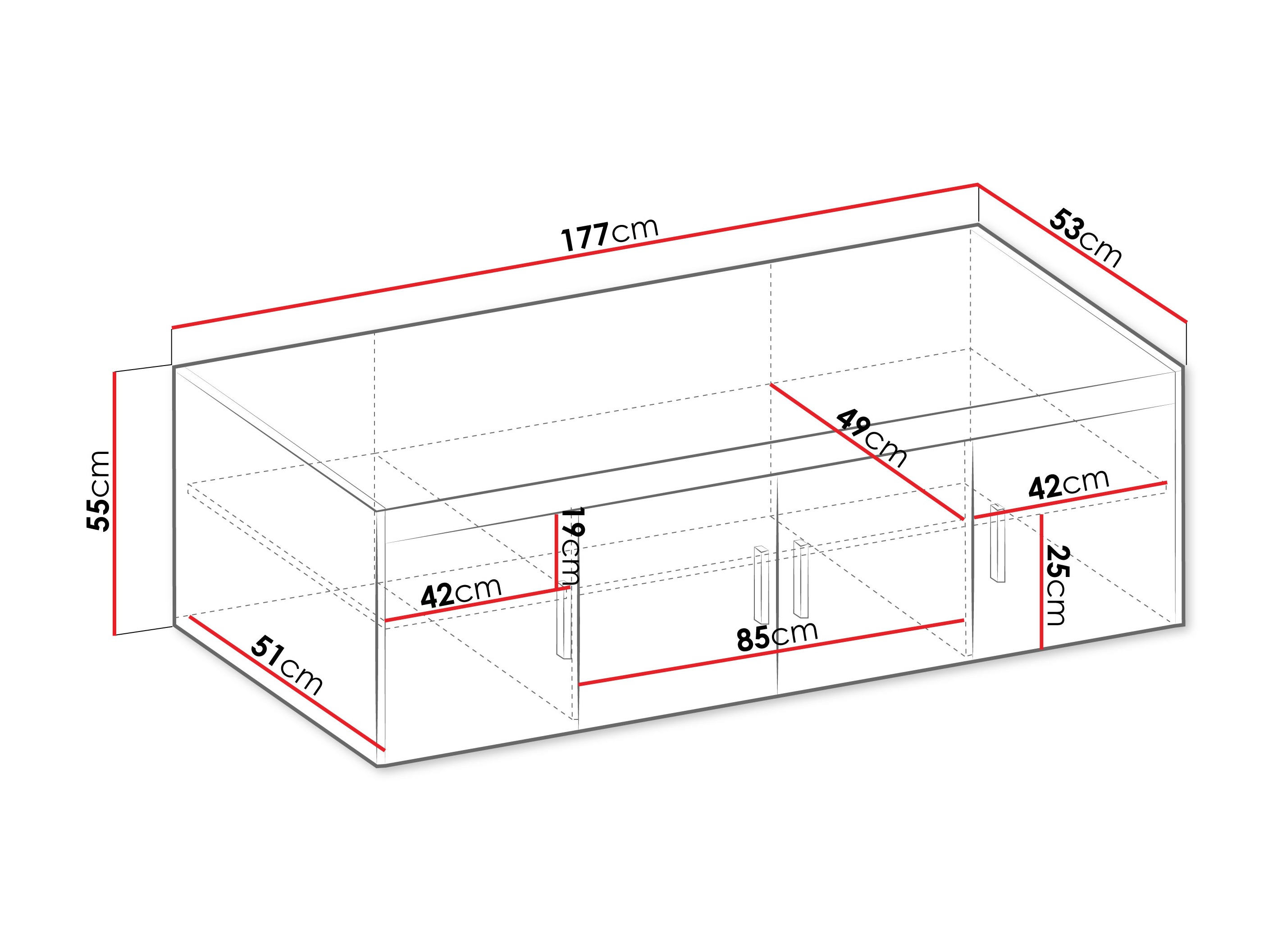 Szekrény Novduni 123 (Sonoma tölgy)