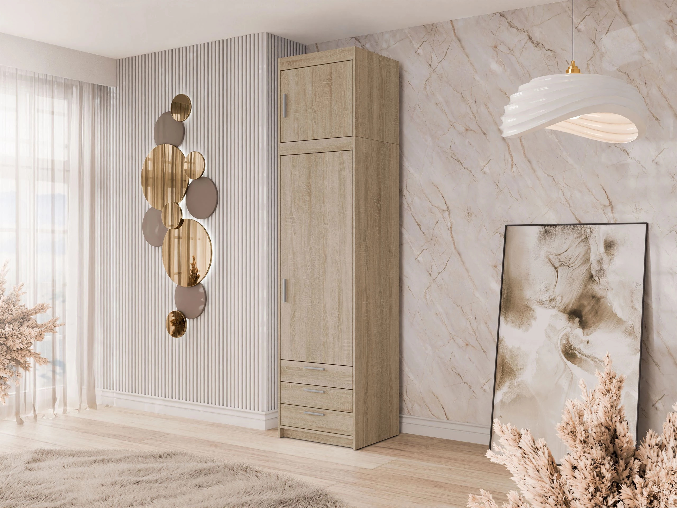 Könyvespolc Novduni 111 (Sonoma tölgy)