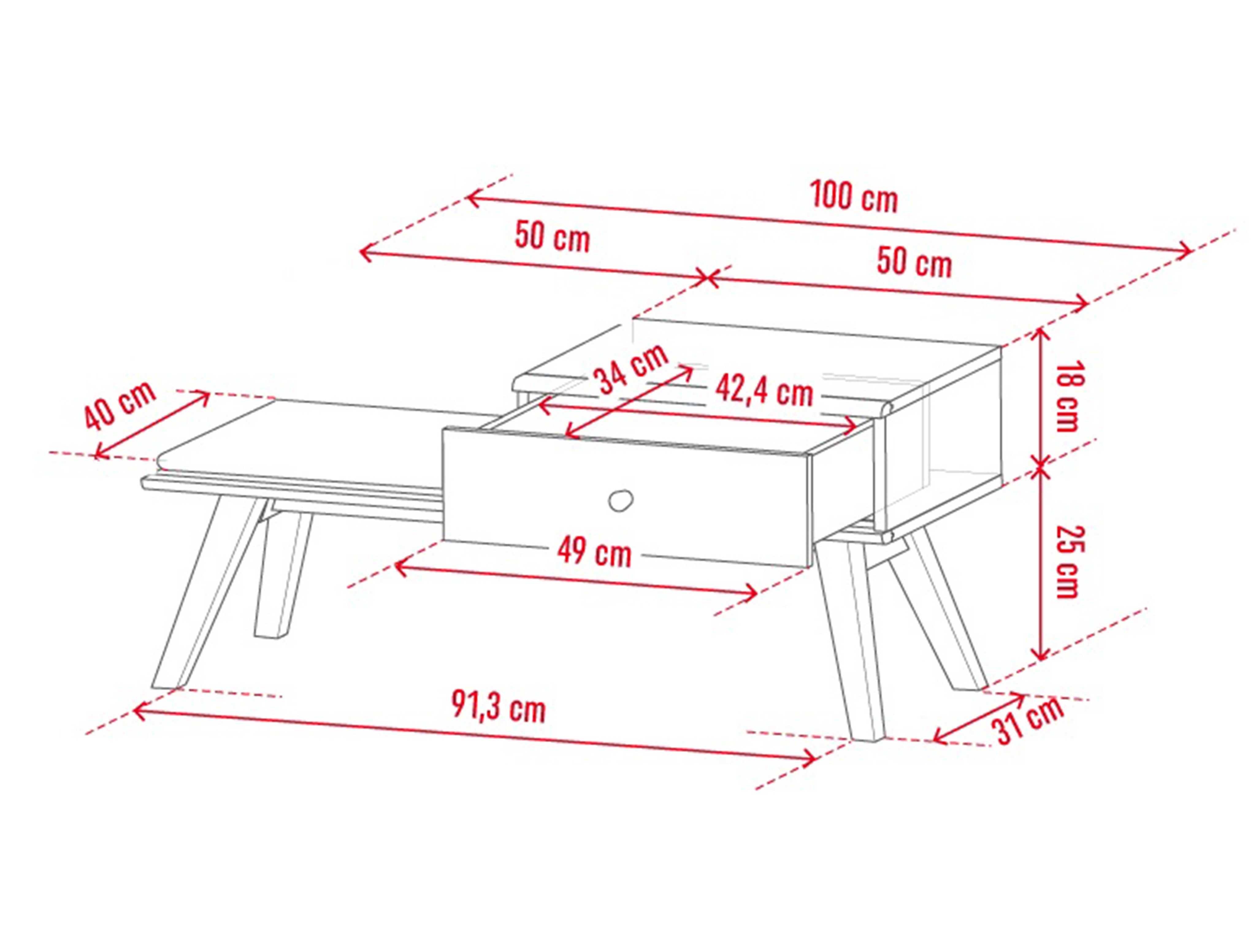 Pad Ruvruvi 117 (Fehér + Tölgy)