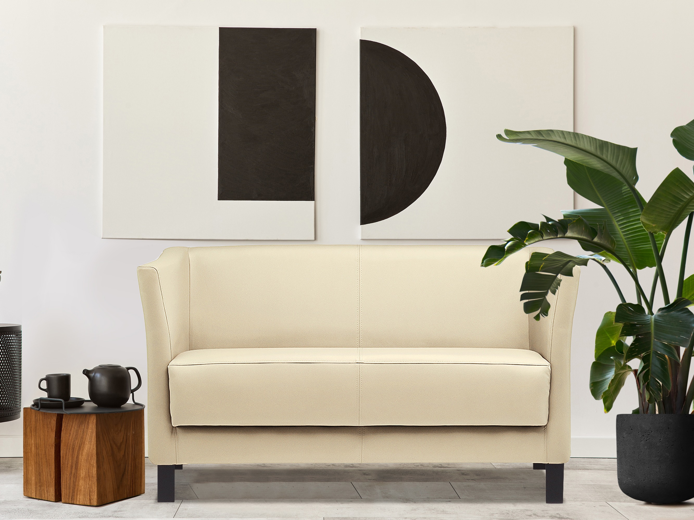 Kanapé Dalrevu 103 (Krém)