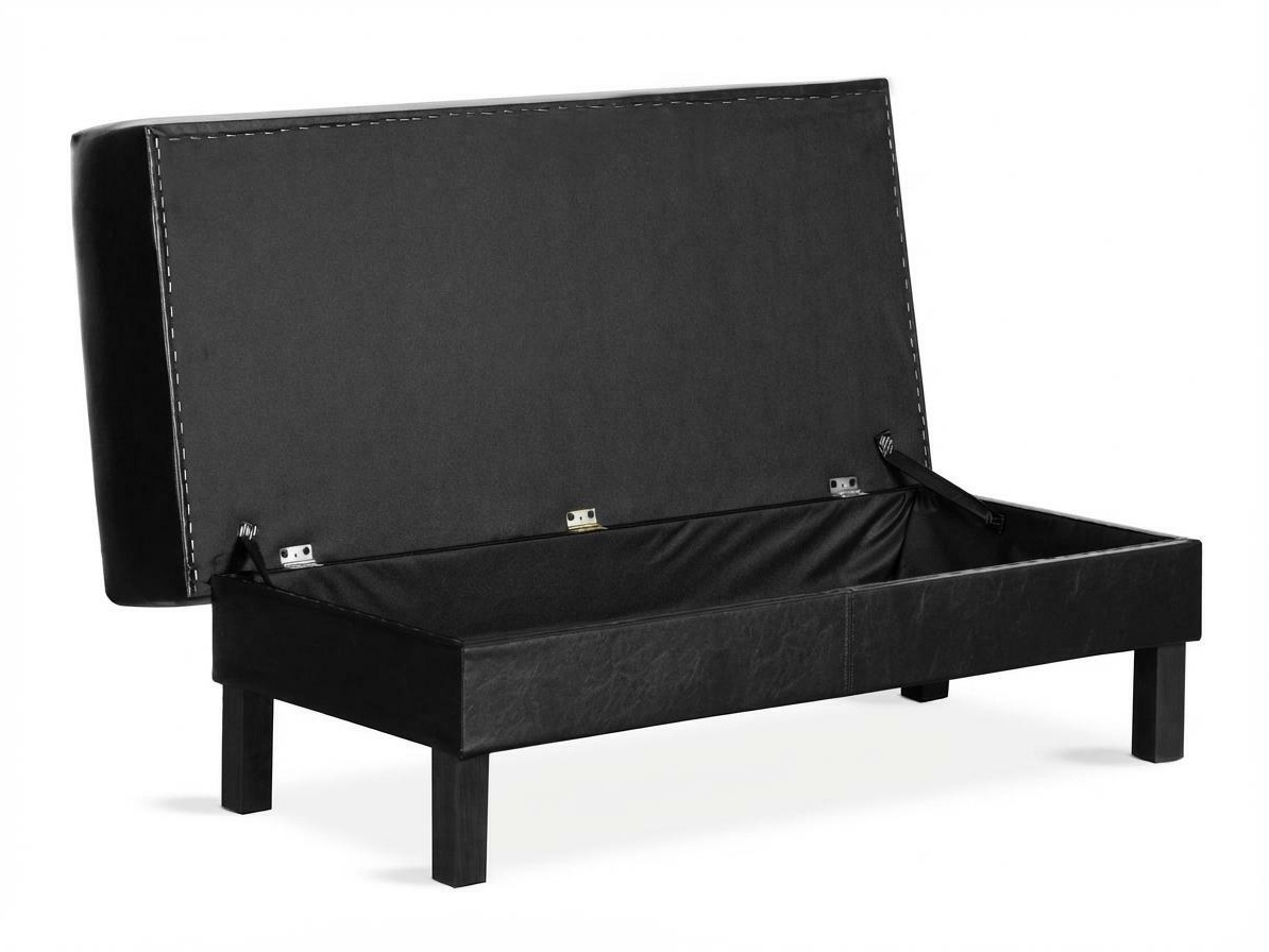 Kárpitozott pad Dalrevu 104 (Fekete)