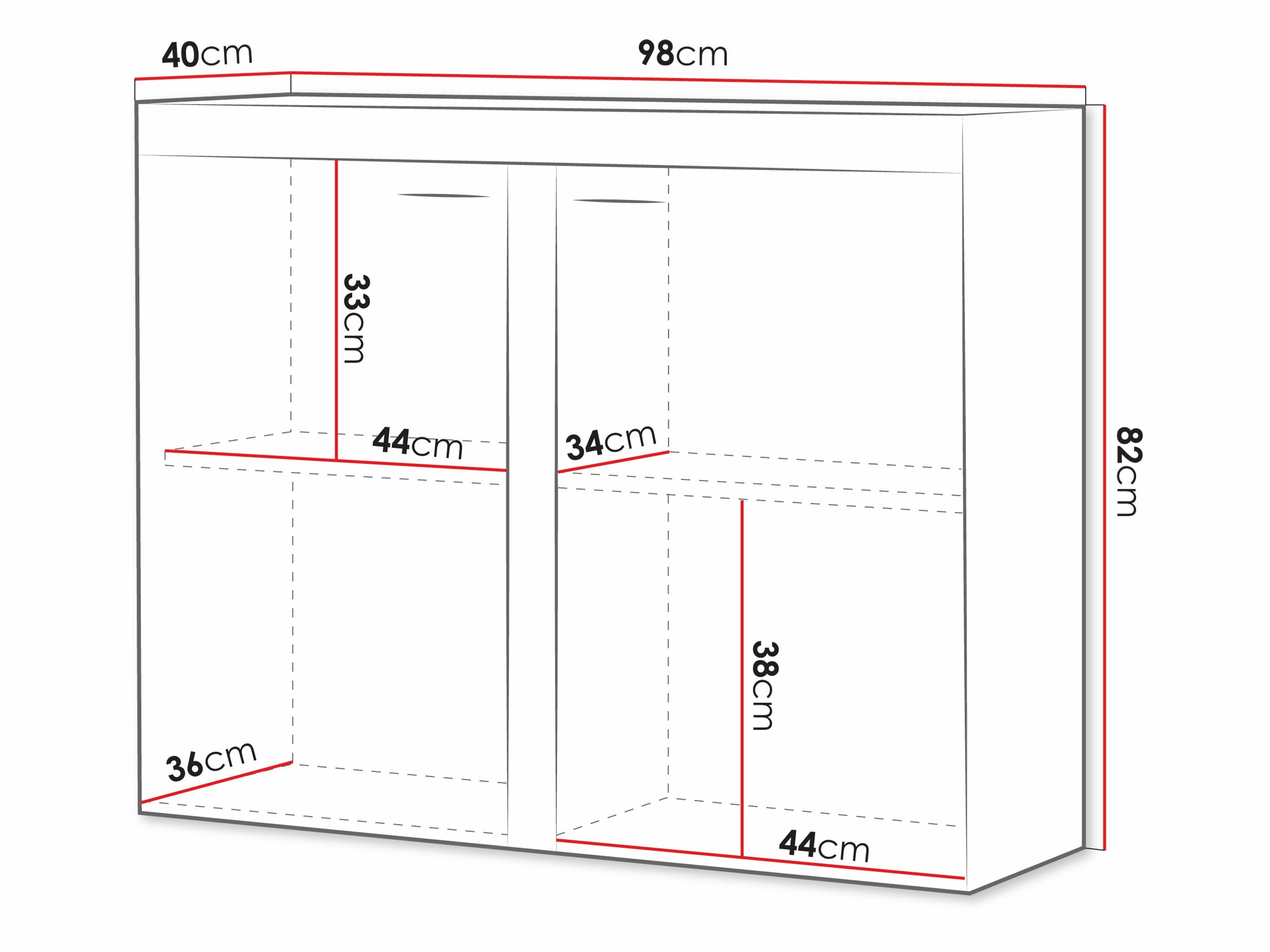 Szekrény Soca (Sonoma tölgy)