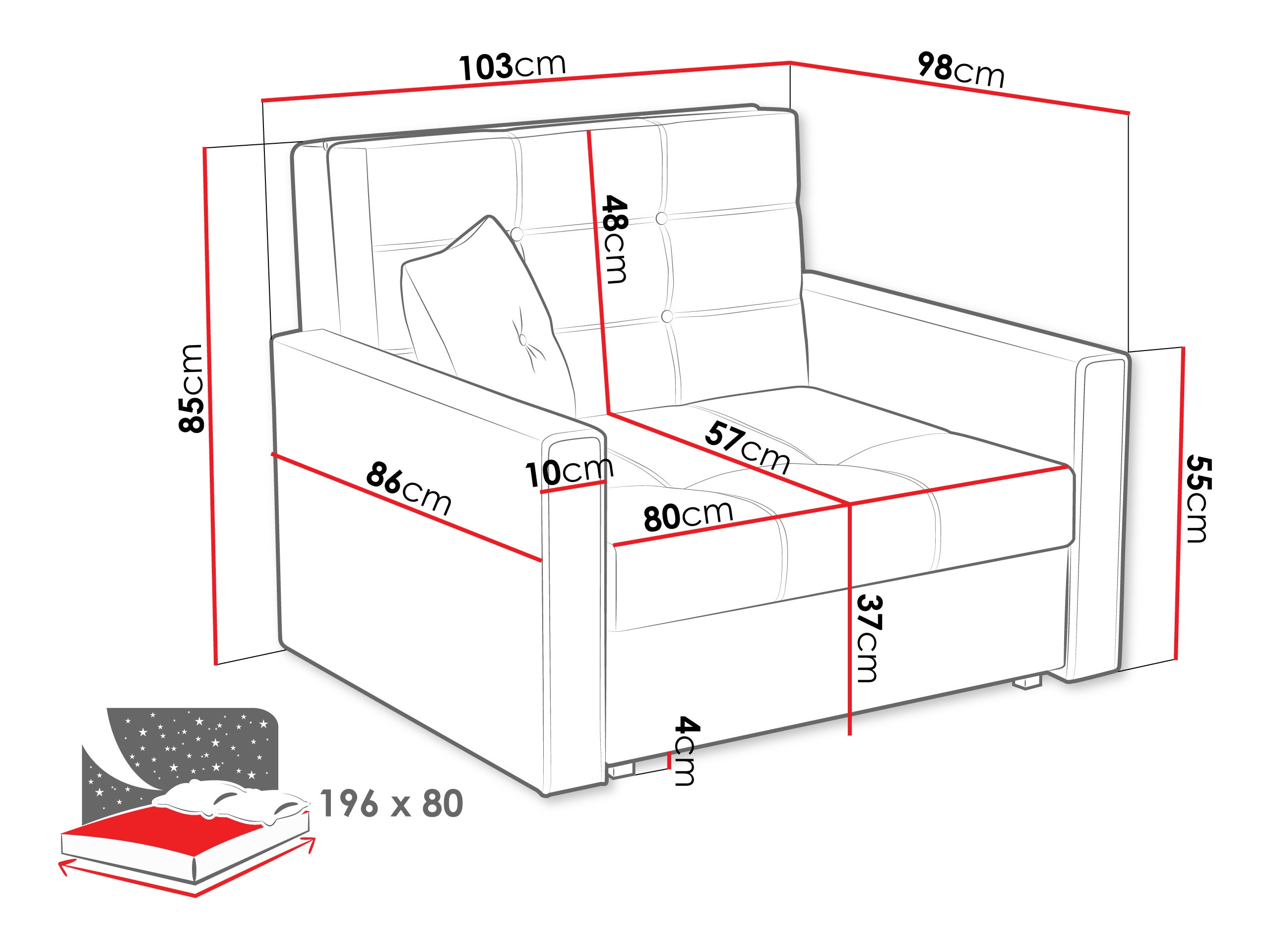 Fotel Seruna I (Tatum 279)
