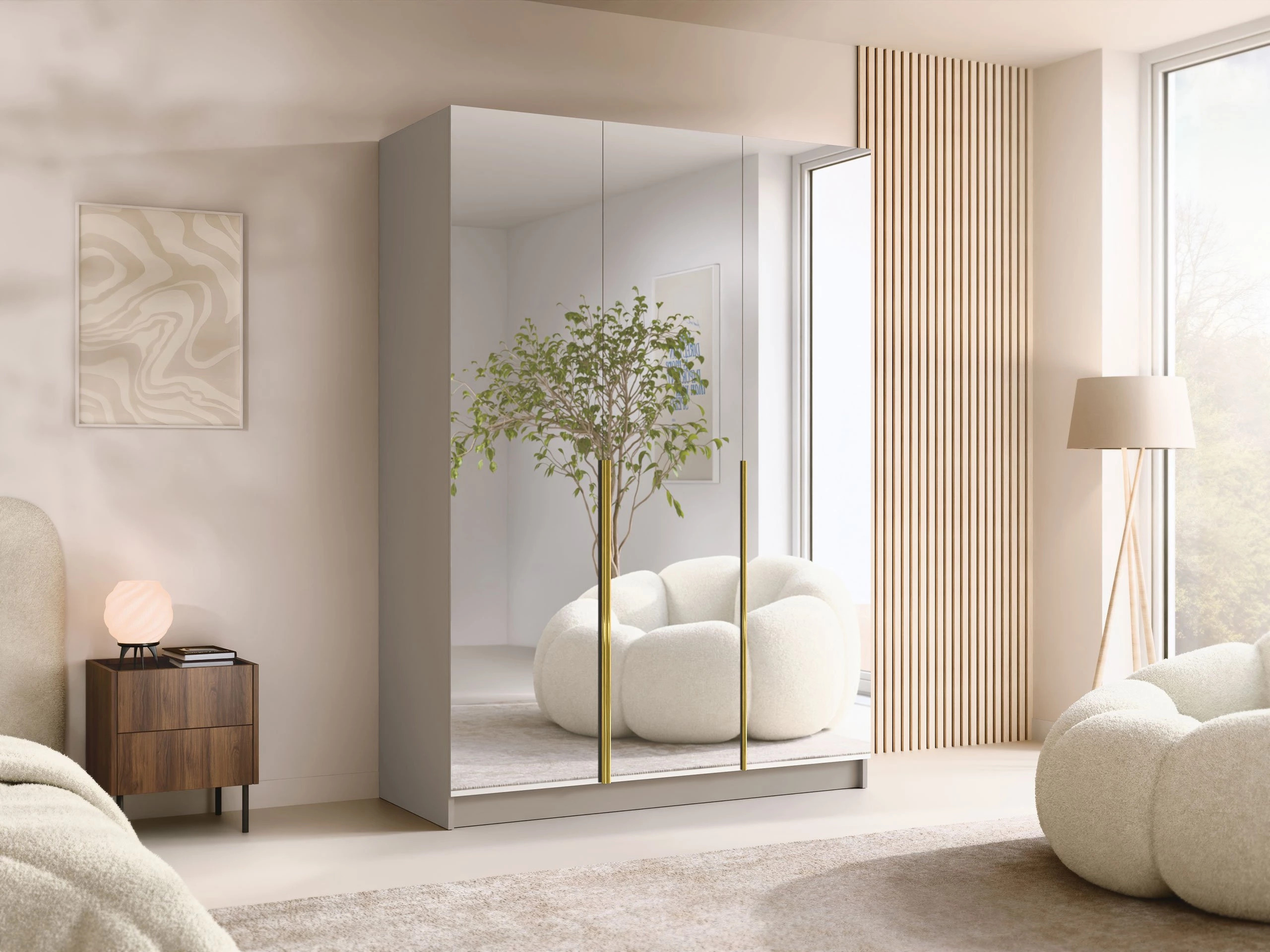 Gardróbszekrény Closico 196 (Kasmír + Aranysárga)