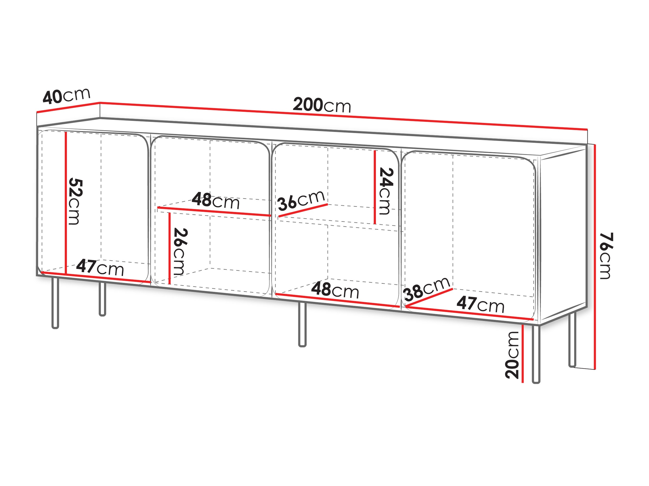 Szekrény Fentore 100 (Kasmír)
