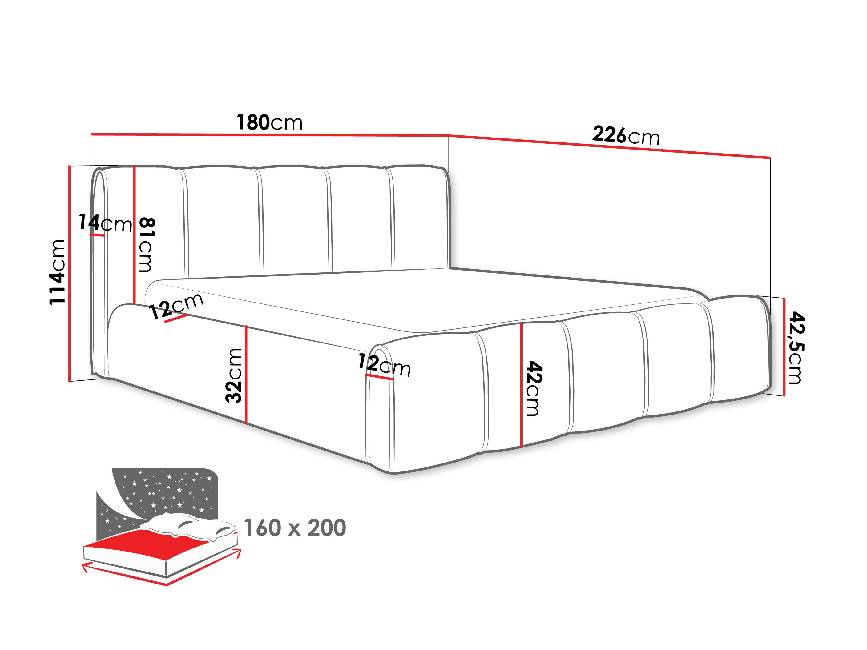 Ágy Hesperia 126 (Paros 02)