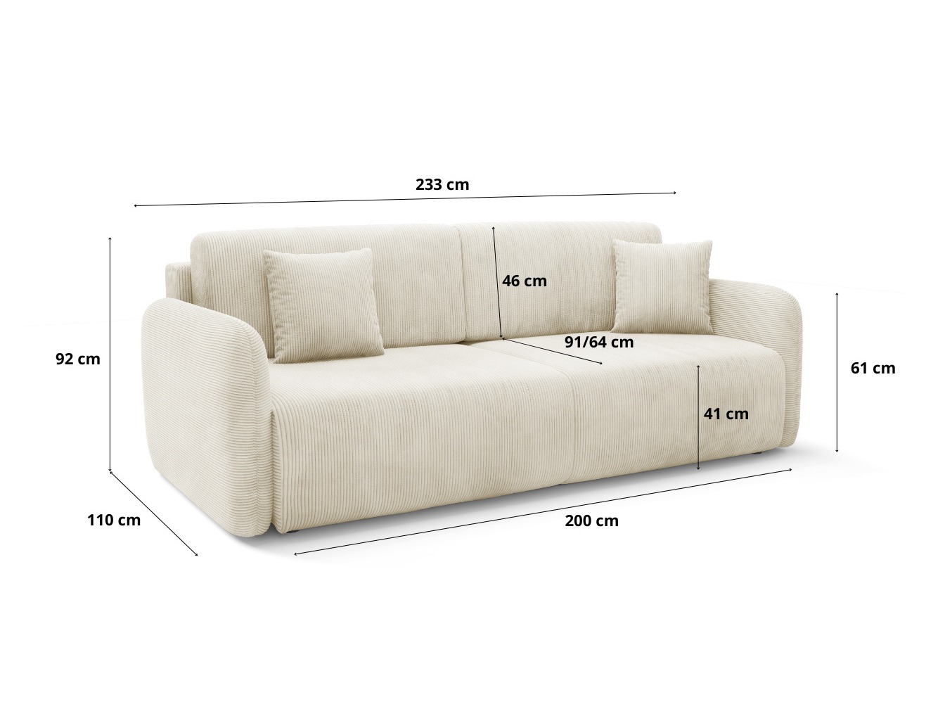 Kanapéágy SH11210 sérült csomagolással