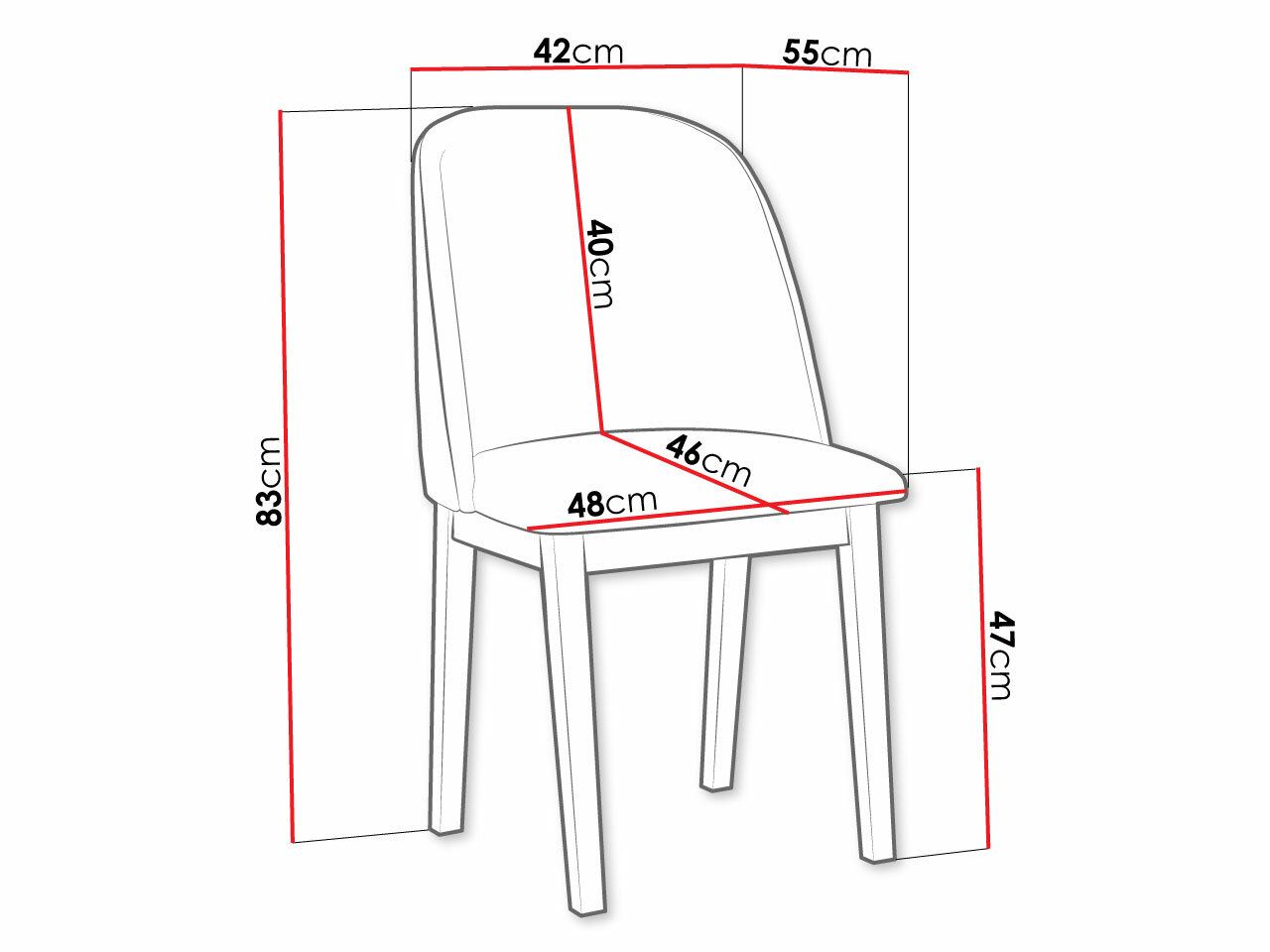 Szék SH11206 sérült csomagolással