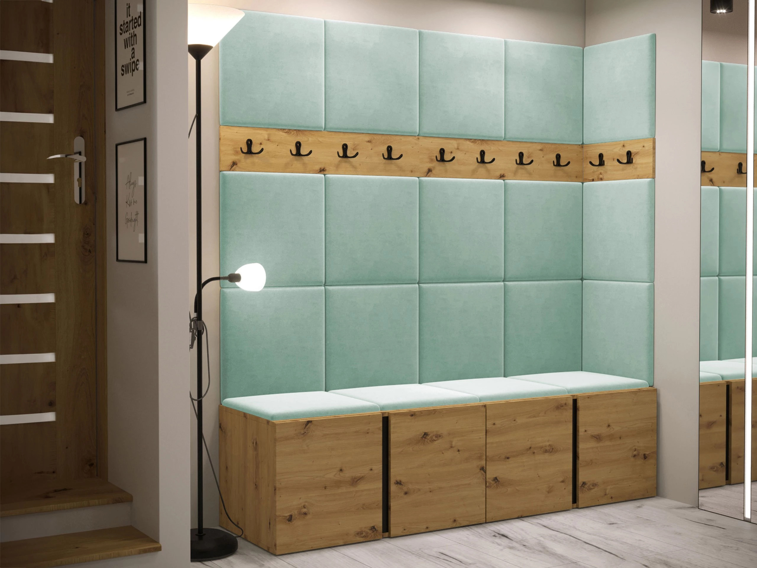 Előszoba garnitúra Pinis II (Artisan tölgy)