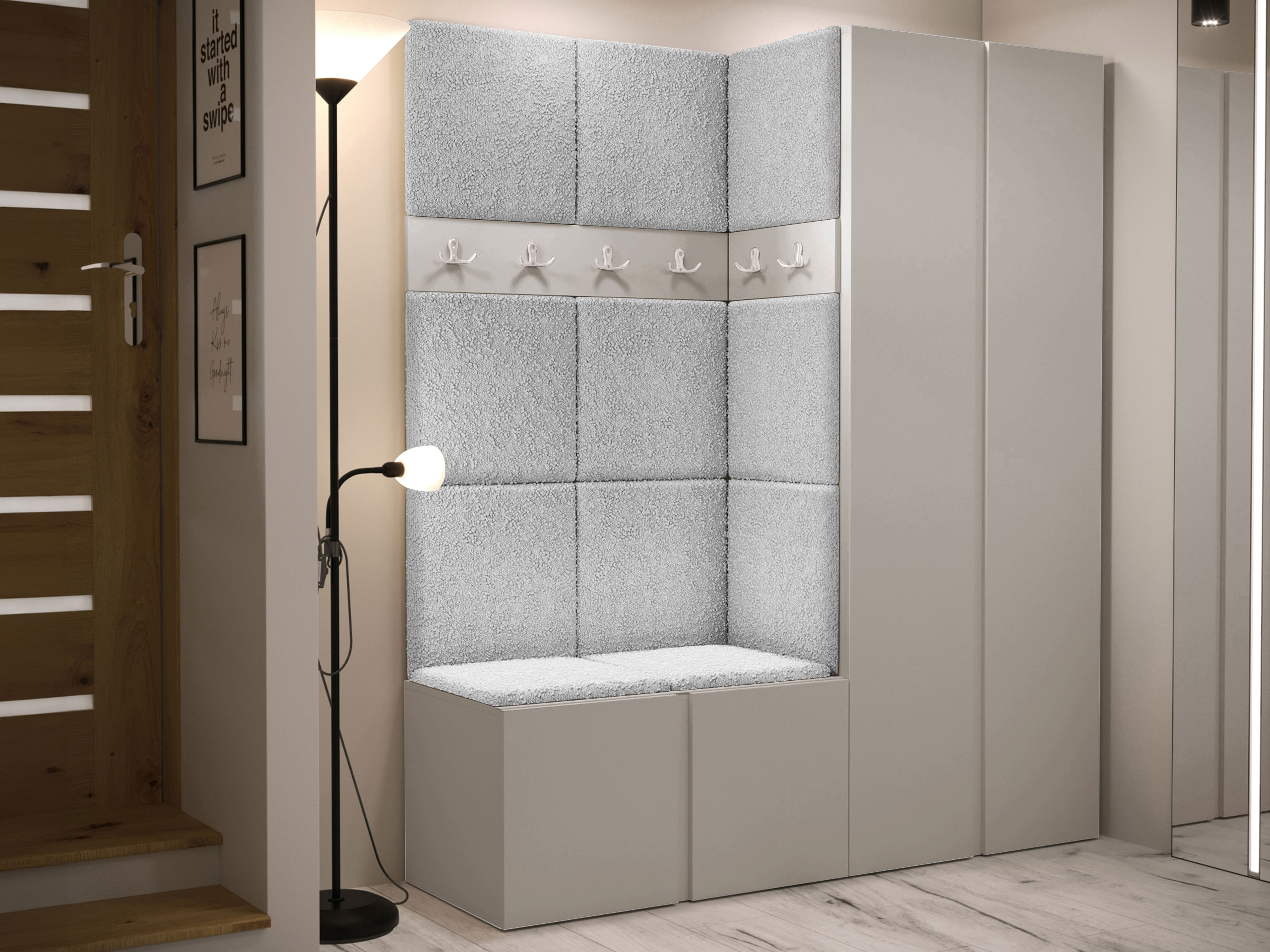 Előszoba garnitúra Pinis III (Kasmír)