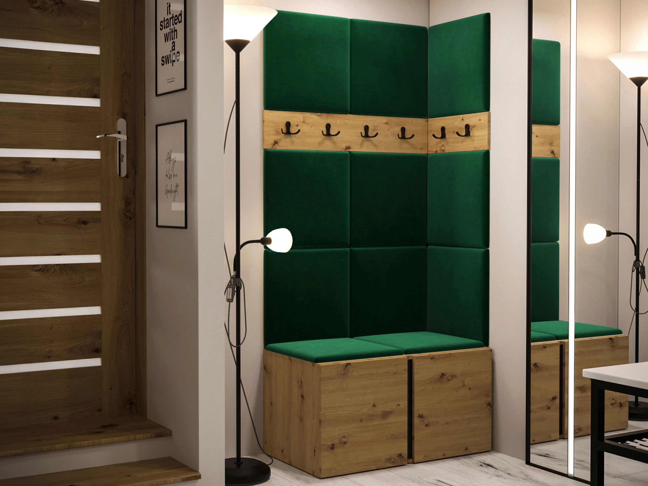 Előszoba garnitúra Pinis I (Artisan tölgy)