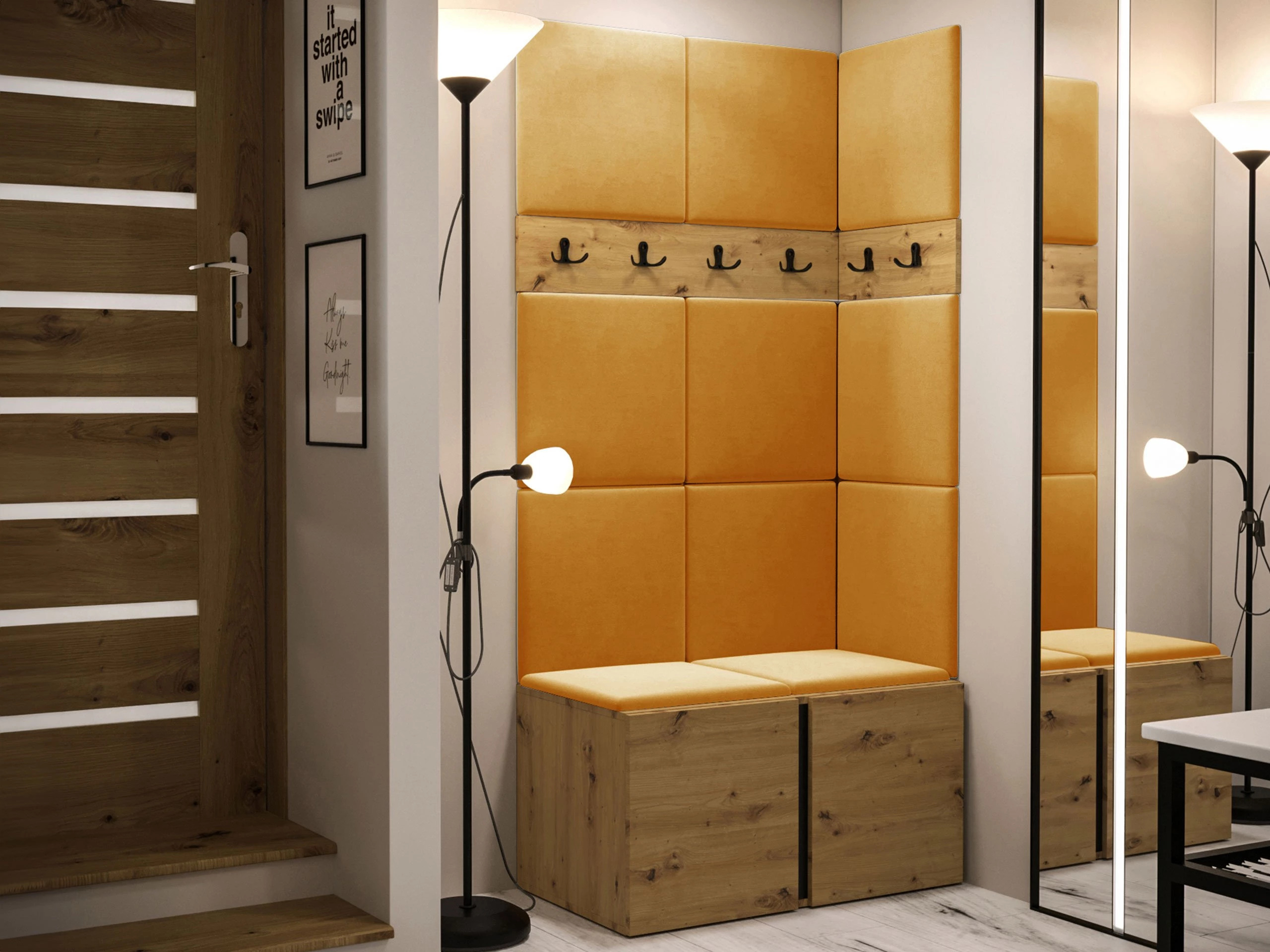 Előszoba garnitúra Pinis I (Artisan tölgy)