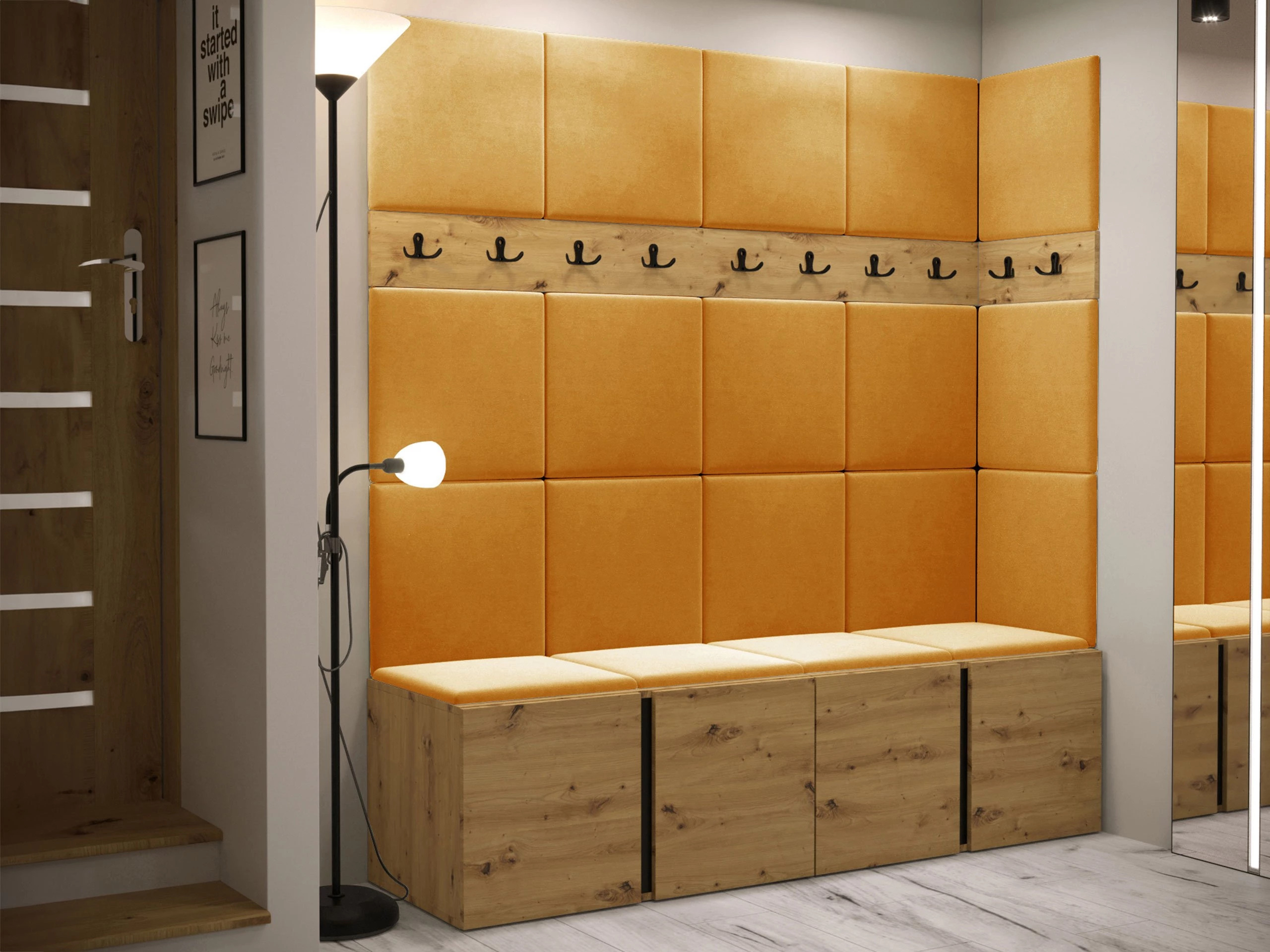 Előszoba garnitúra Pinis II (Artisan tölgy)