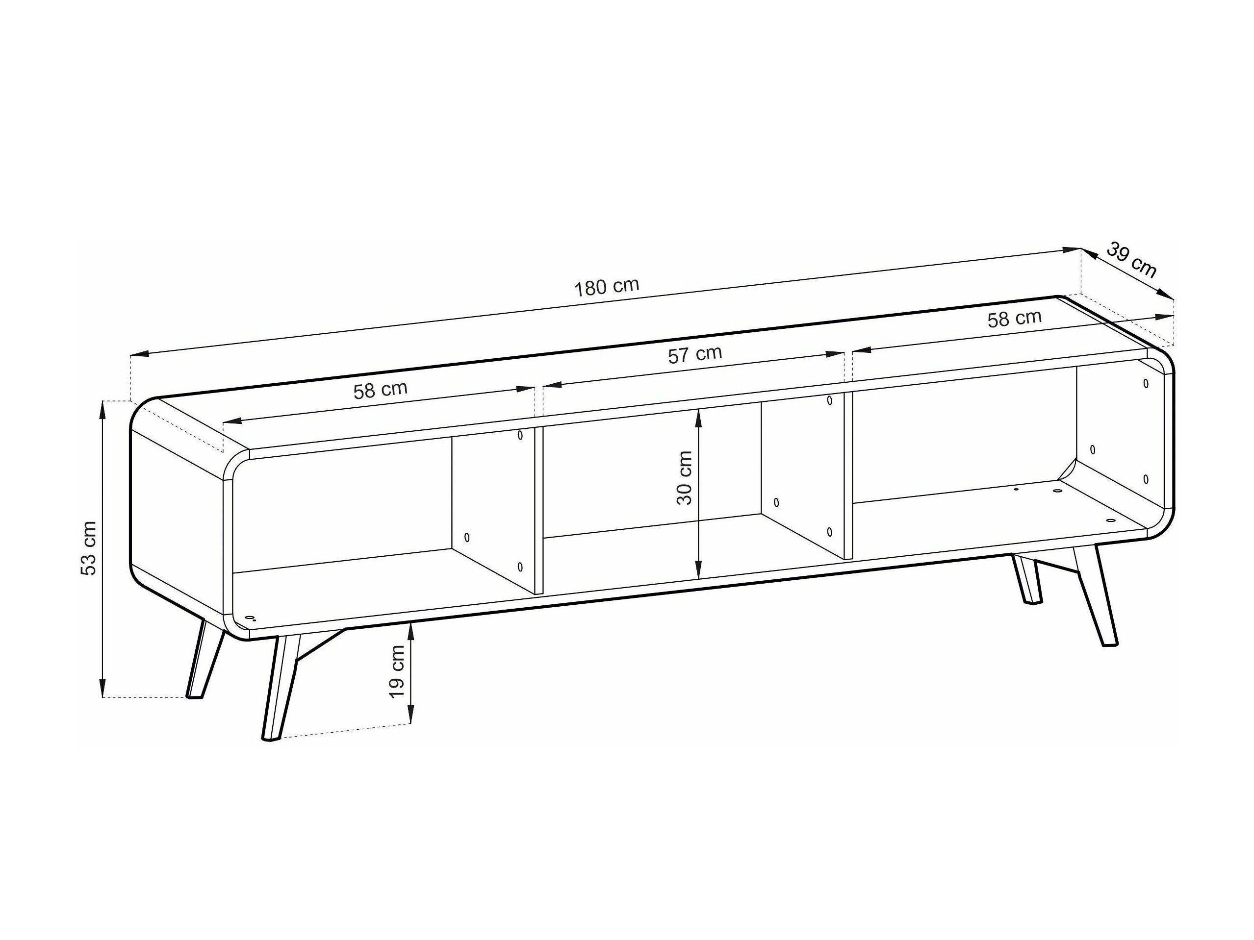 TV-állvány Vesdore 100