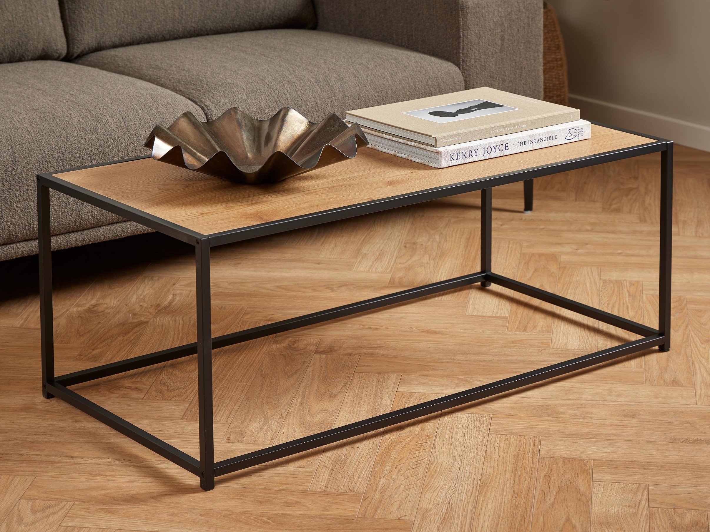 Dohányzóasztal Norsica Sevferi 147 (Vad tölgy + Fekete)