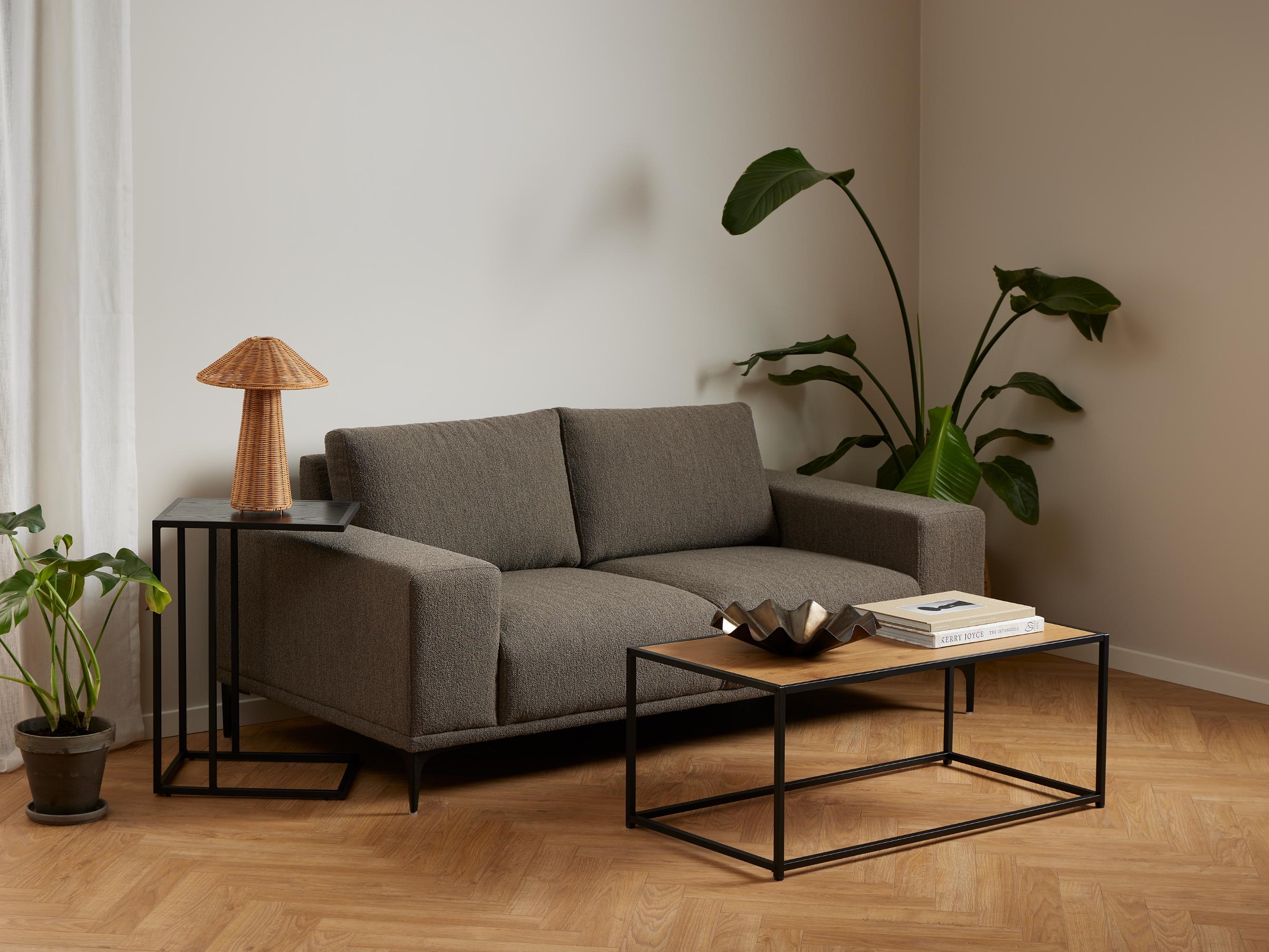 Dohányzóasztal Norsica Sevferi 147 (Vad tölgy + Fekete)