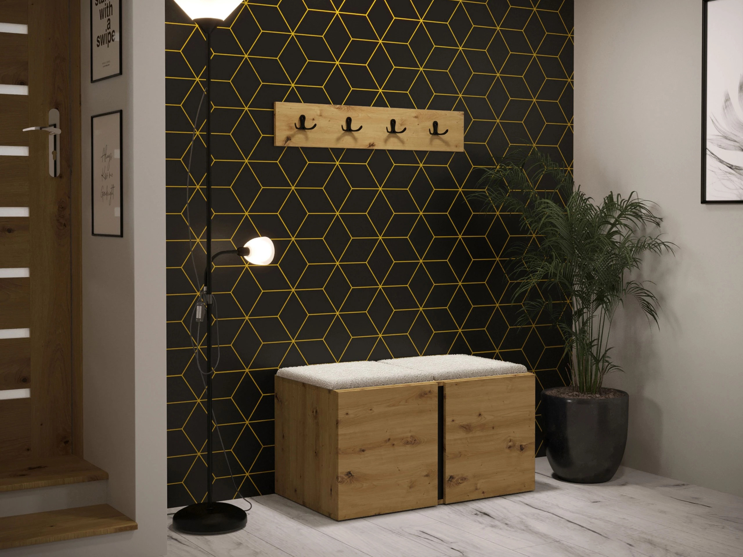 Előszoba garnitúra Hartford 275 (Artisan tölgy)