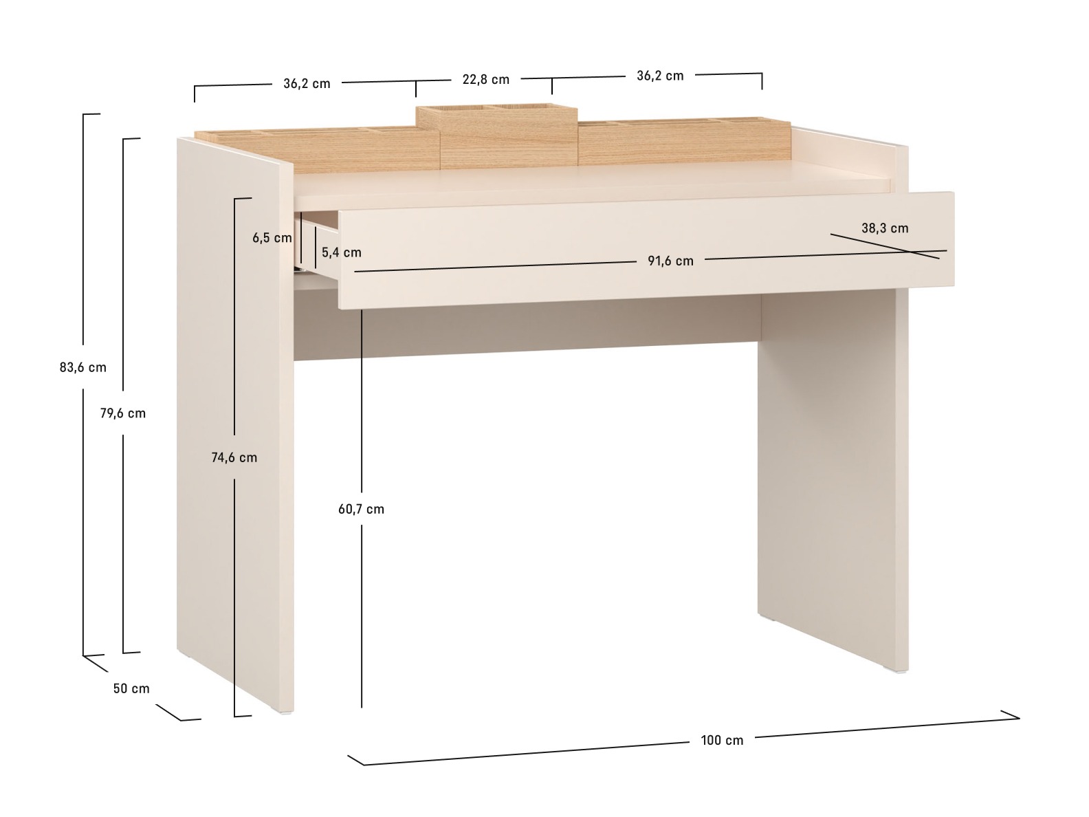 Fésülködő asztal Veldalo 100