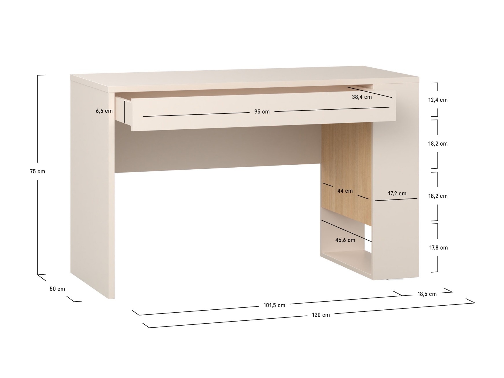 Íróasztal Veldalo 105