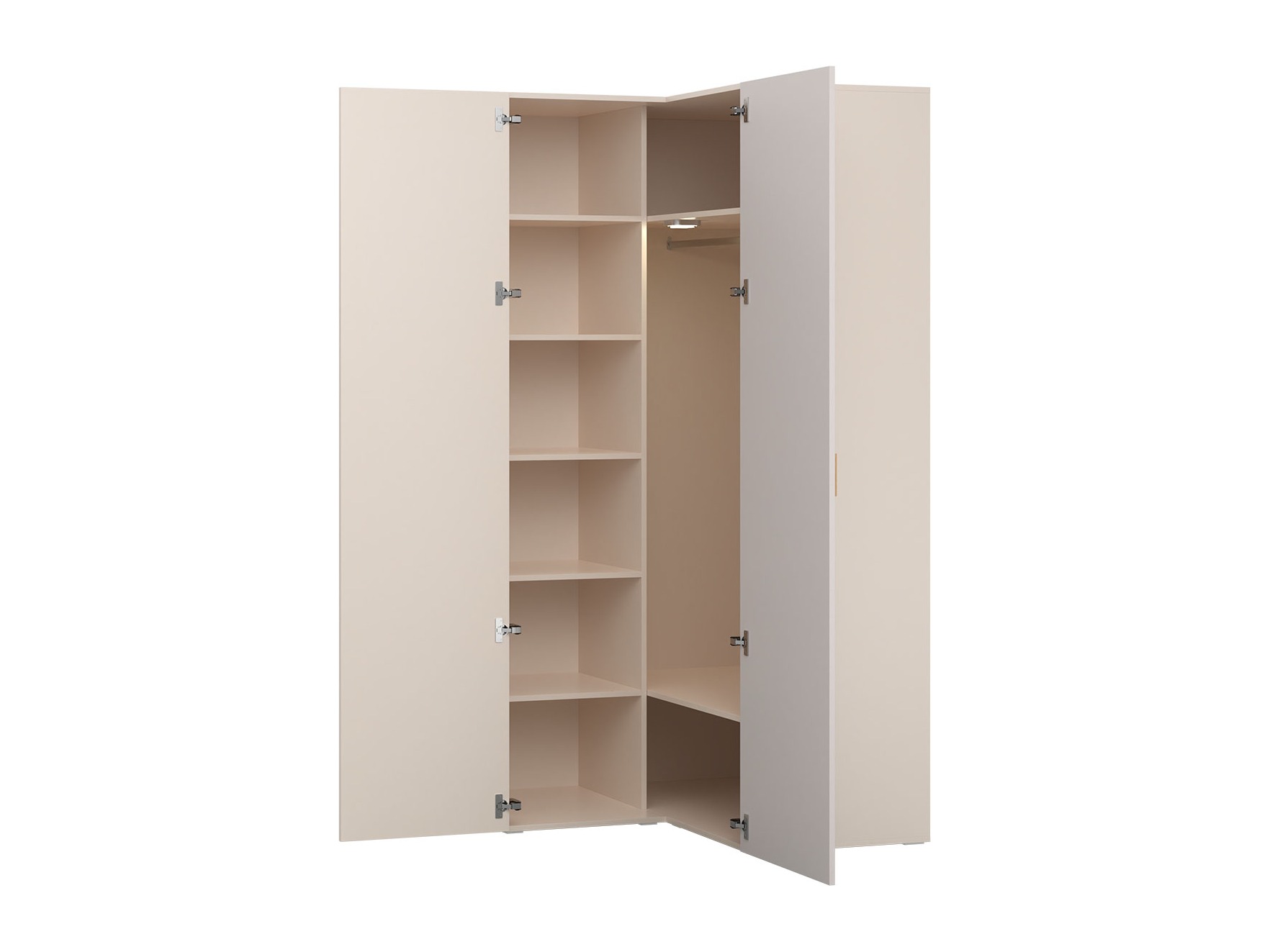 Sarokszekrény Veldalo 107 (Világos tölgy)