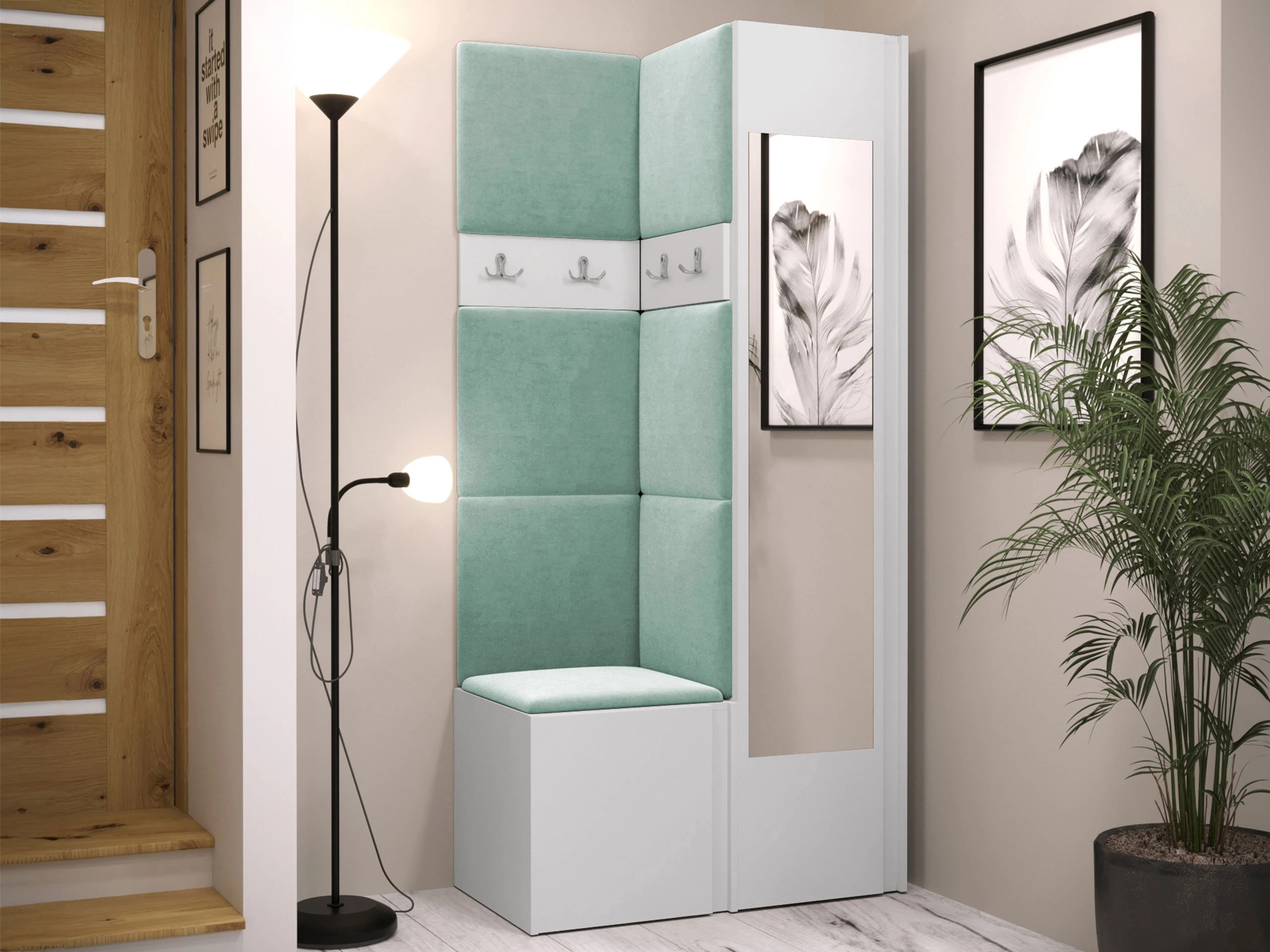 Előszoba garnitúra Hartford 354 (Fehér)