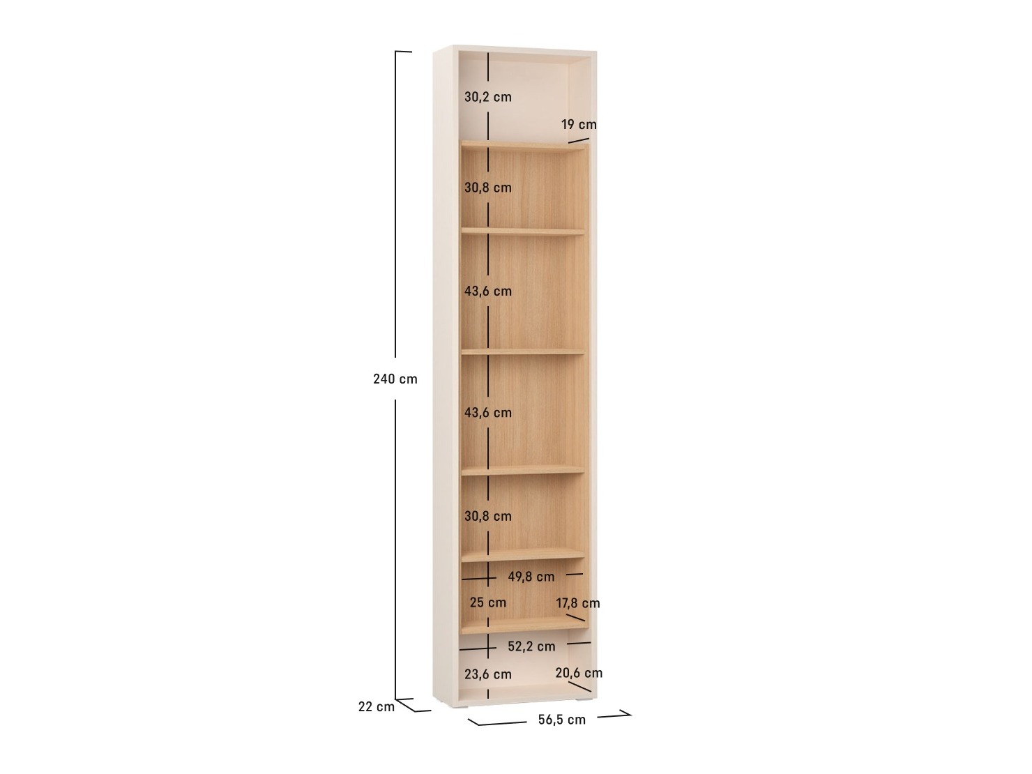Könyvespolc Veldalo 112