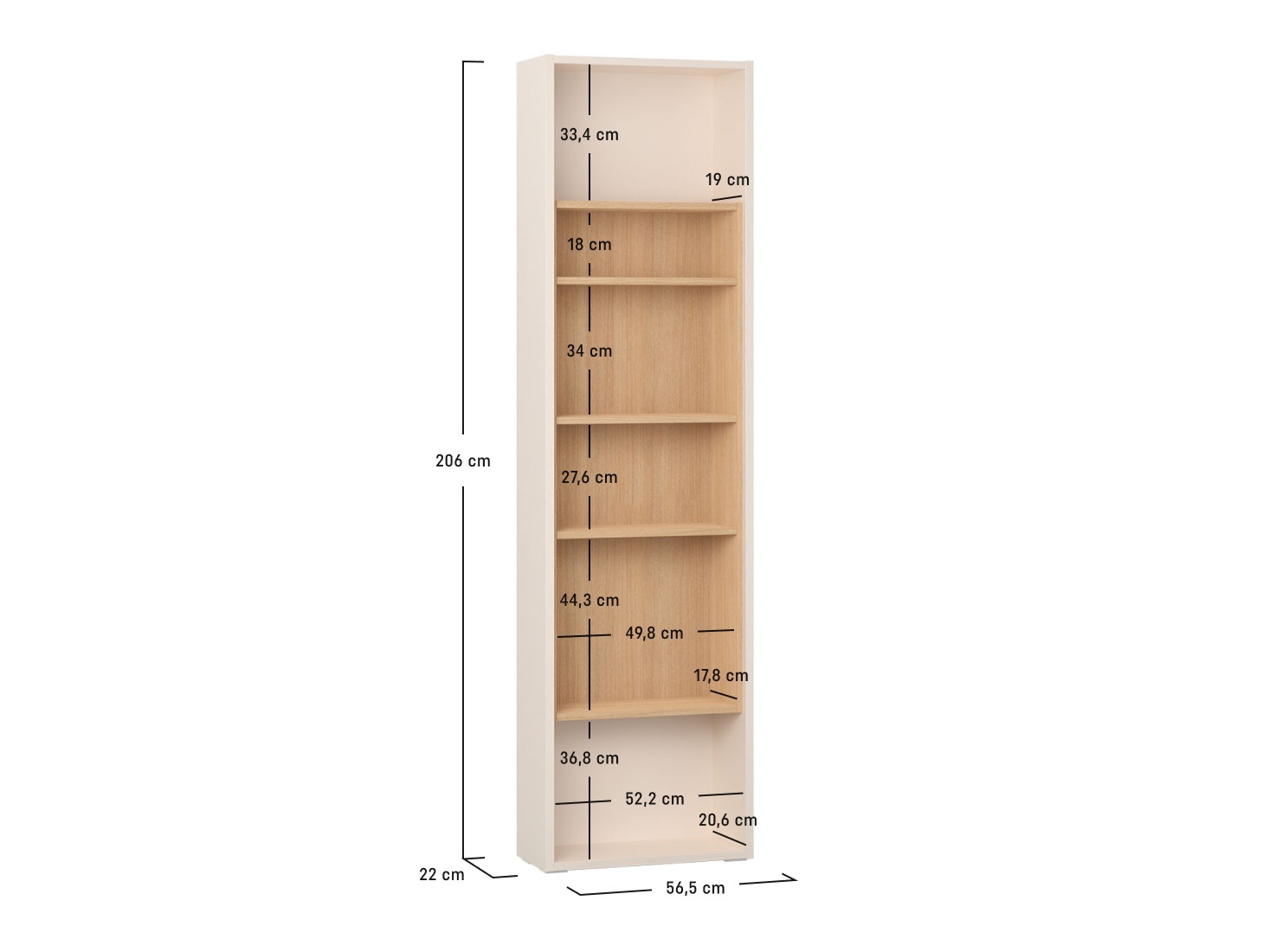 Könyvespolc Veldalo 113
