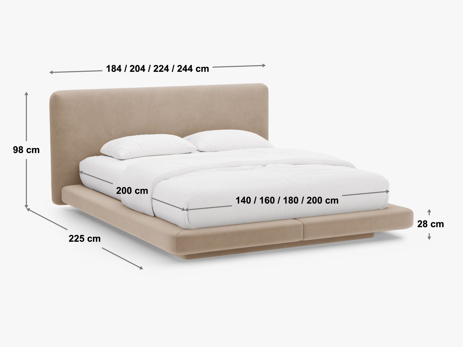 Ágy Beckley 336 (Magic Velvet 2239)