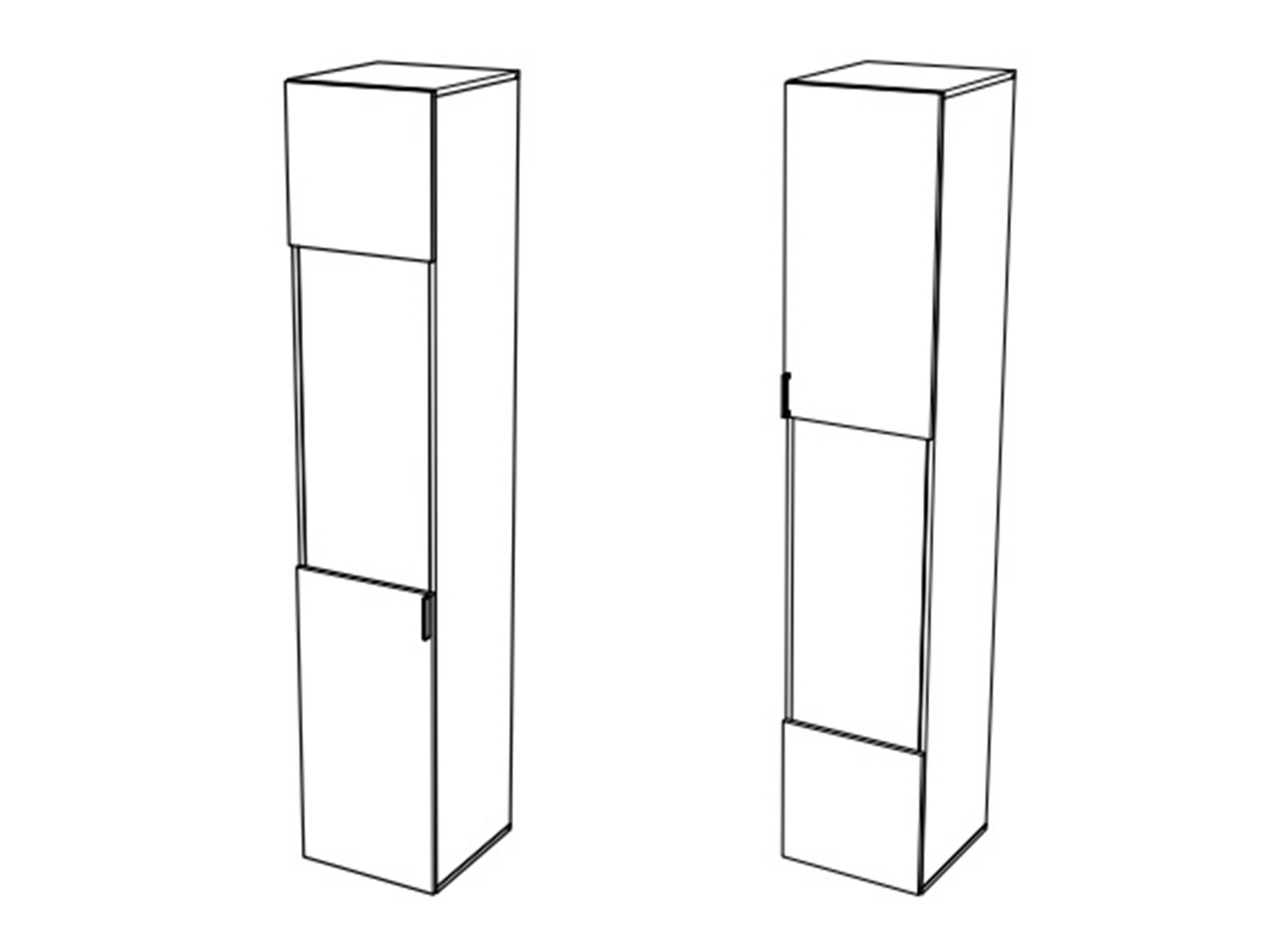 Könyvespolc Veldalo 116 (Világos tölgy)
