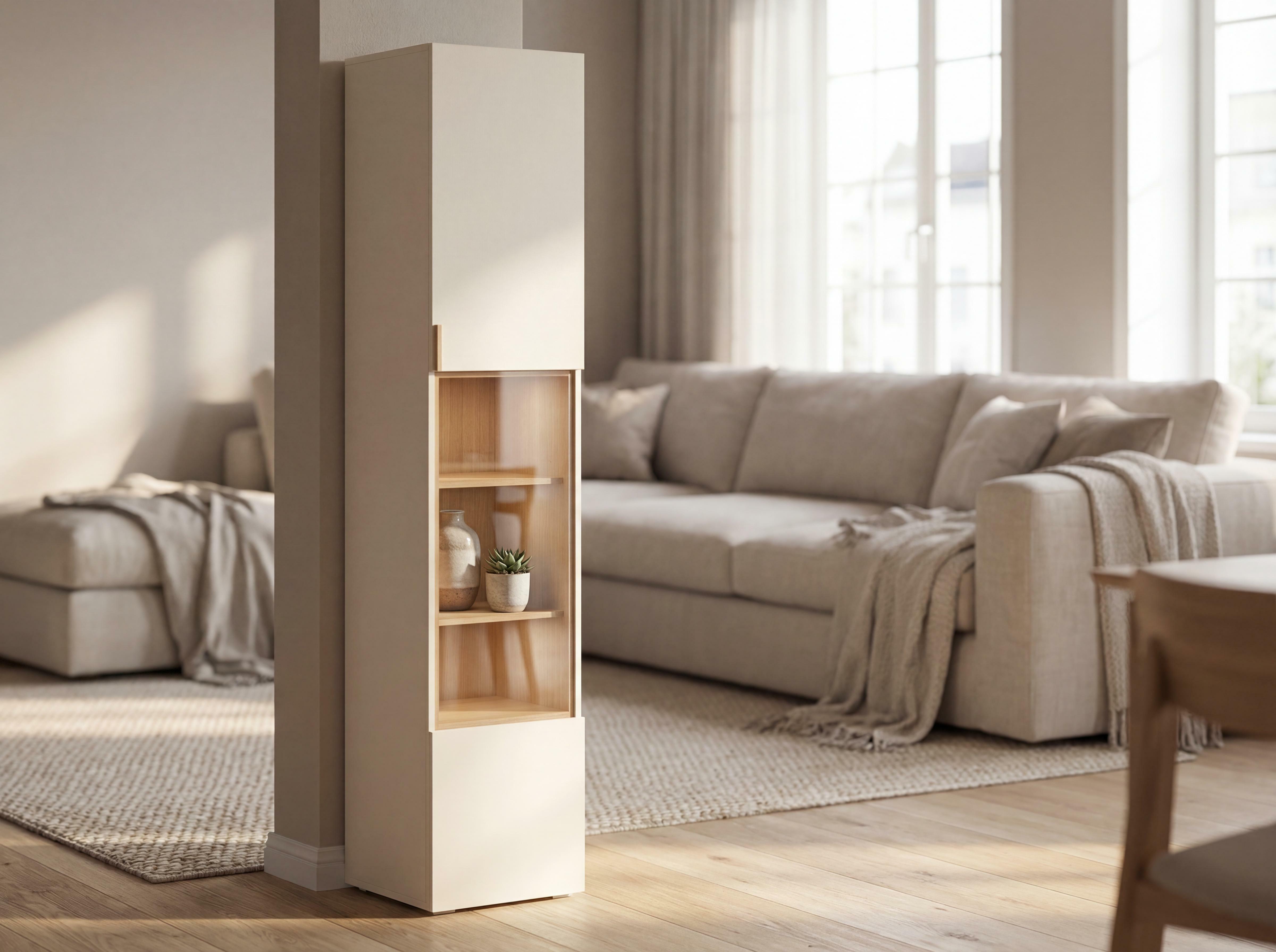 Könyvespolc Veldalo 116 (Világos tölgy)