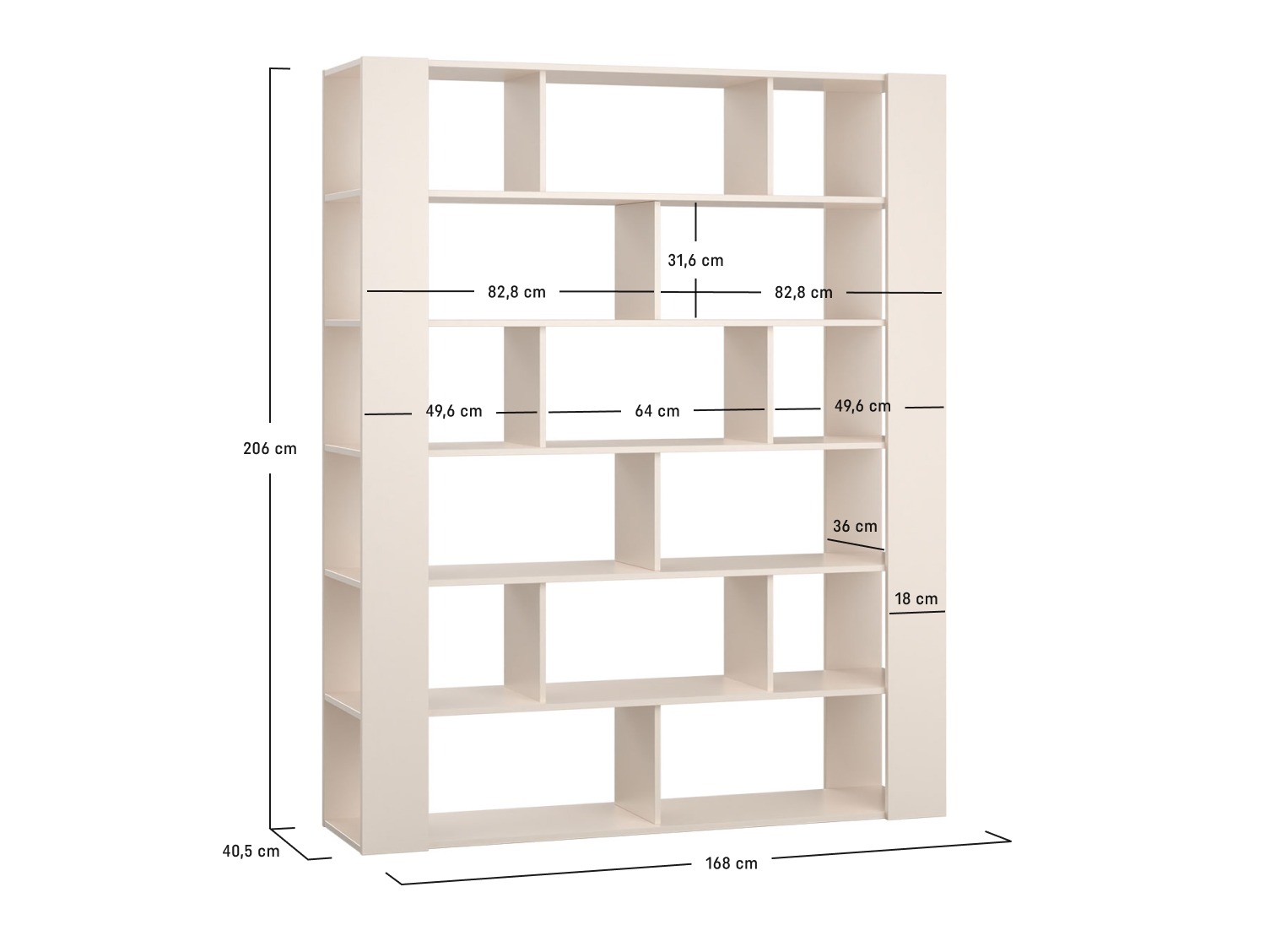 Könyvespolc Veldalo 119