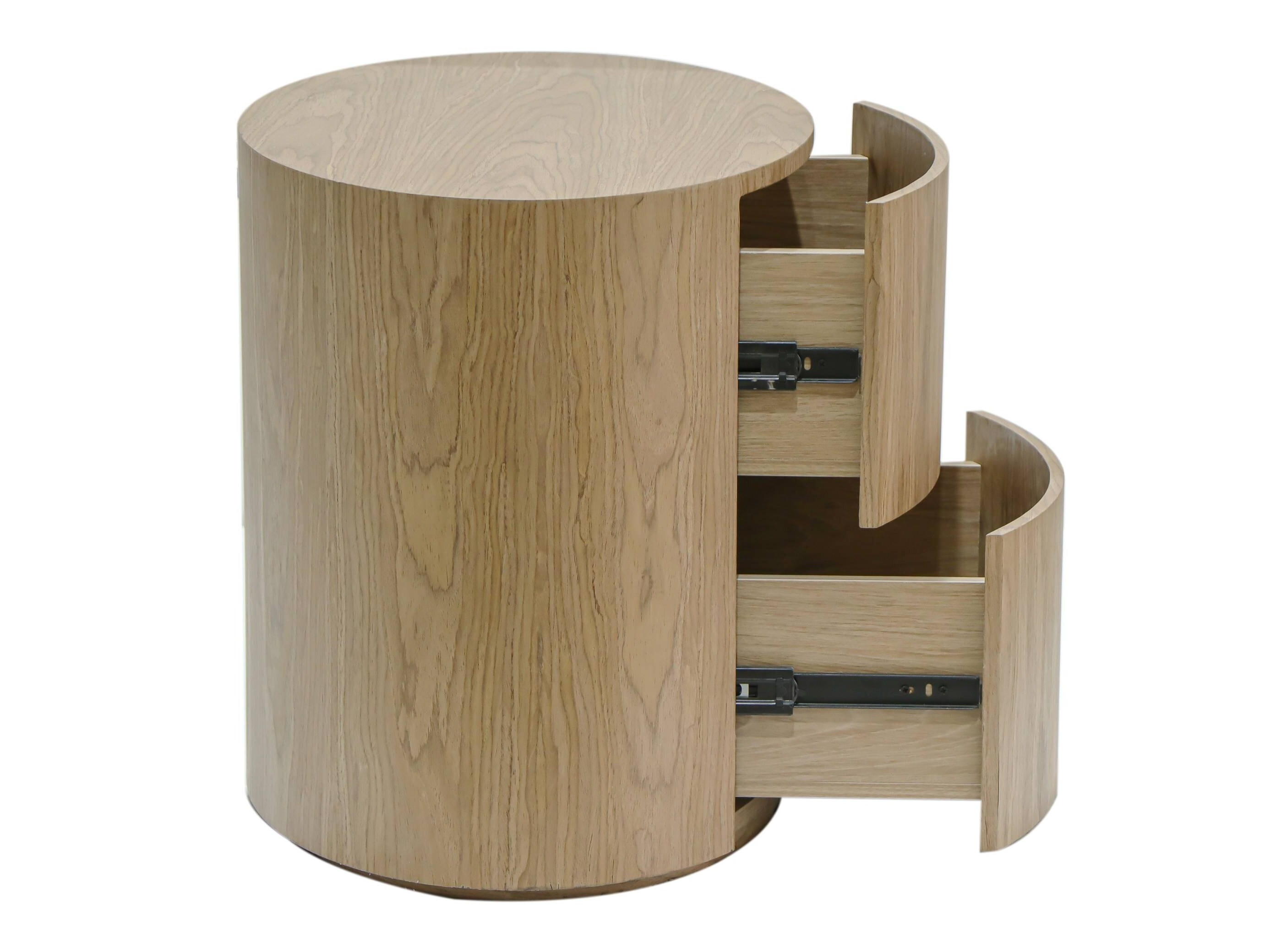 Éjjeliszekrény Burleson 574 (Világos fa)