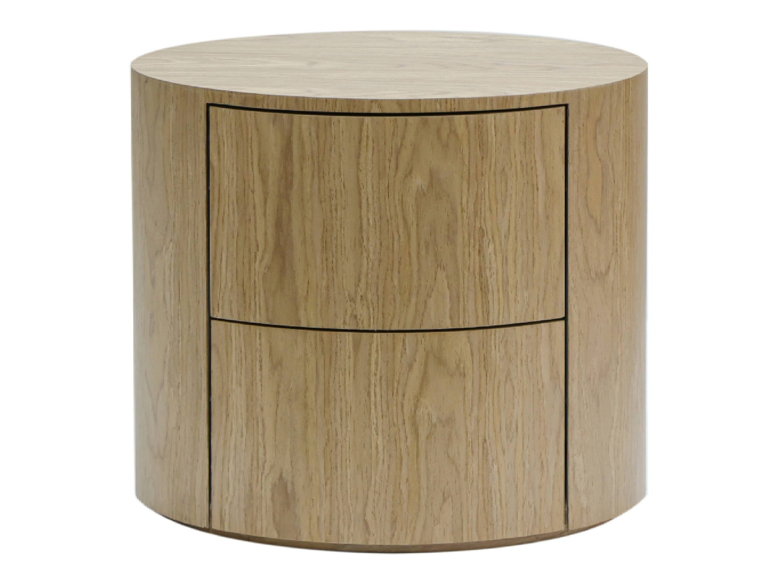 Éjjeliszekrény Burleson 574 (Világos fa)