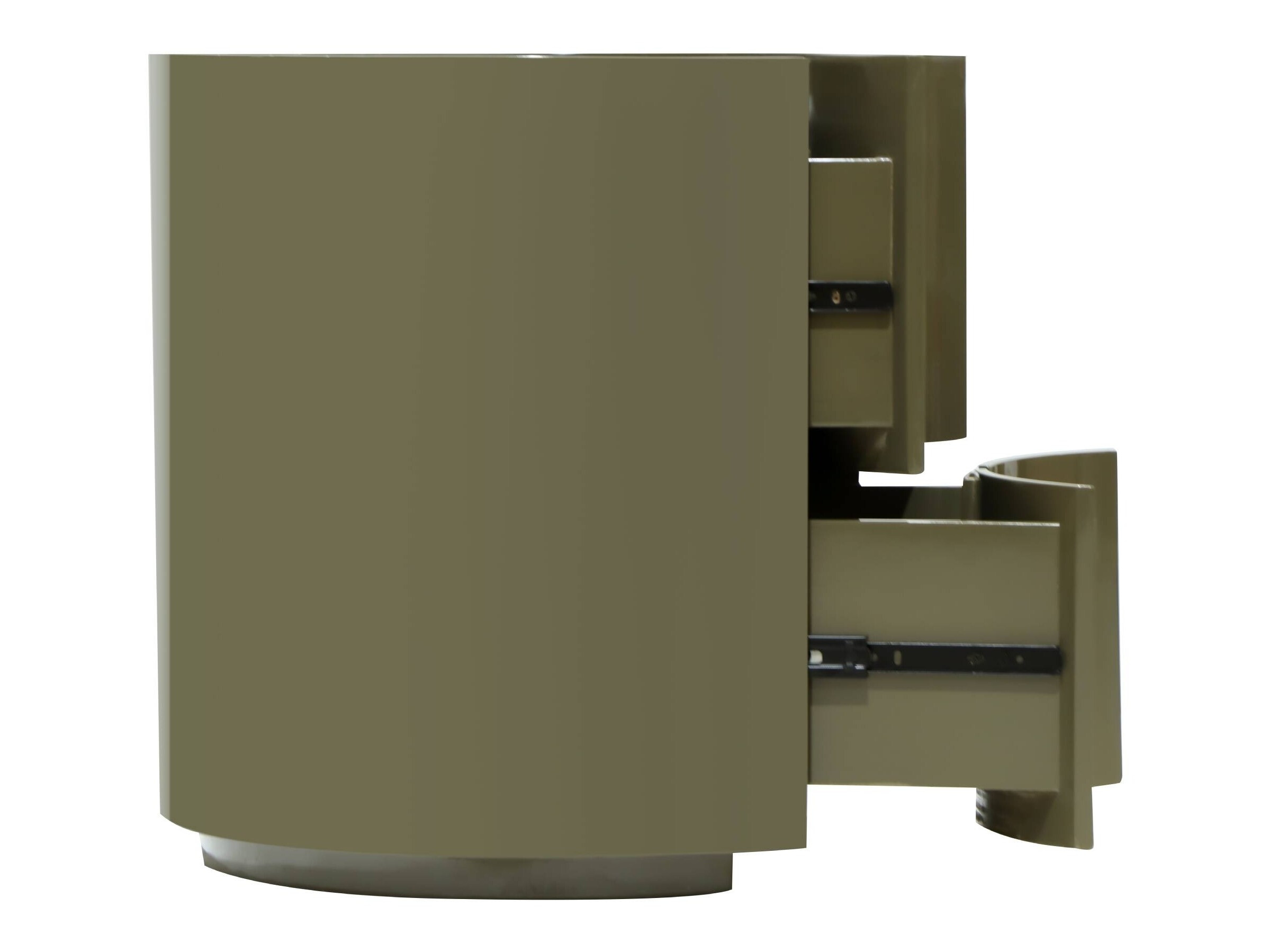 Éjjeliszekrény Burleson 577 (Fényes zöld)