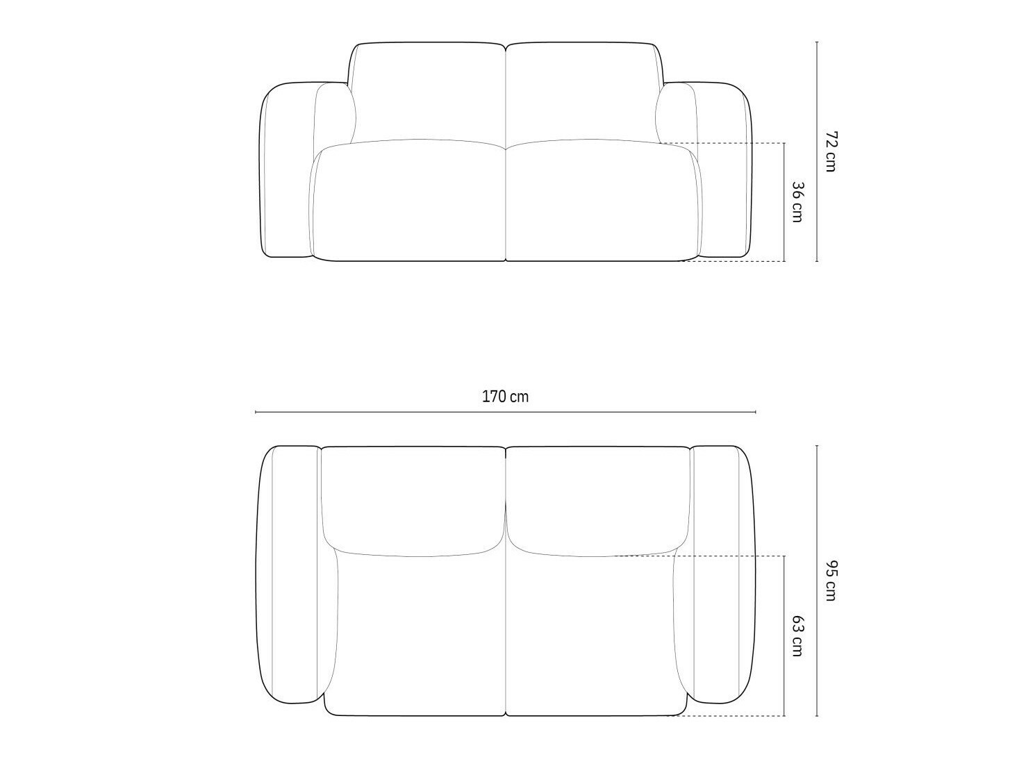 Kanapé Romtoru 100 (Baloo 2073)