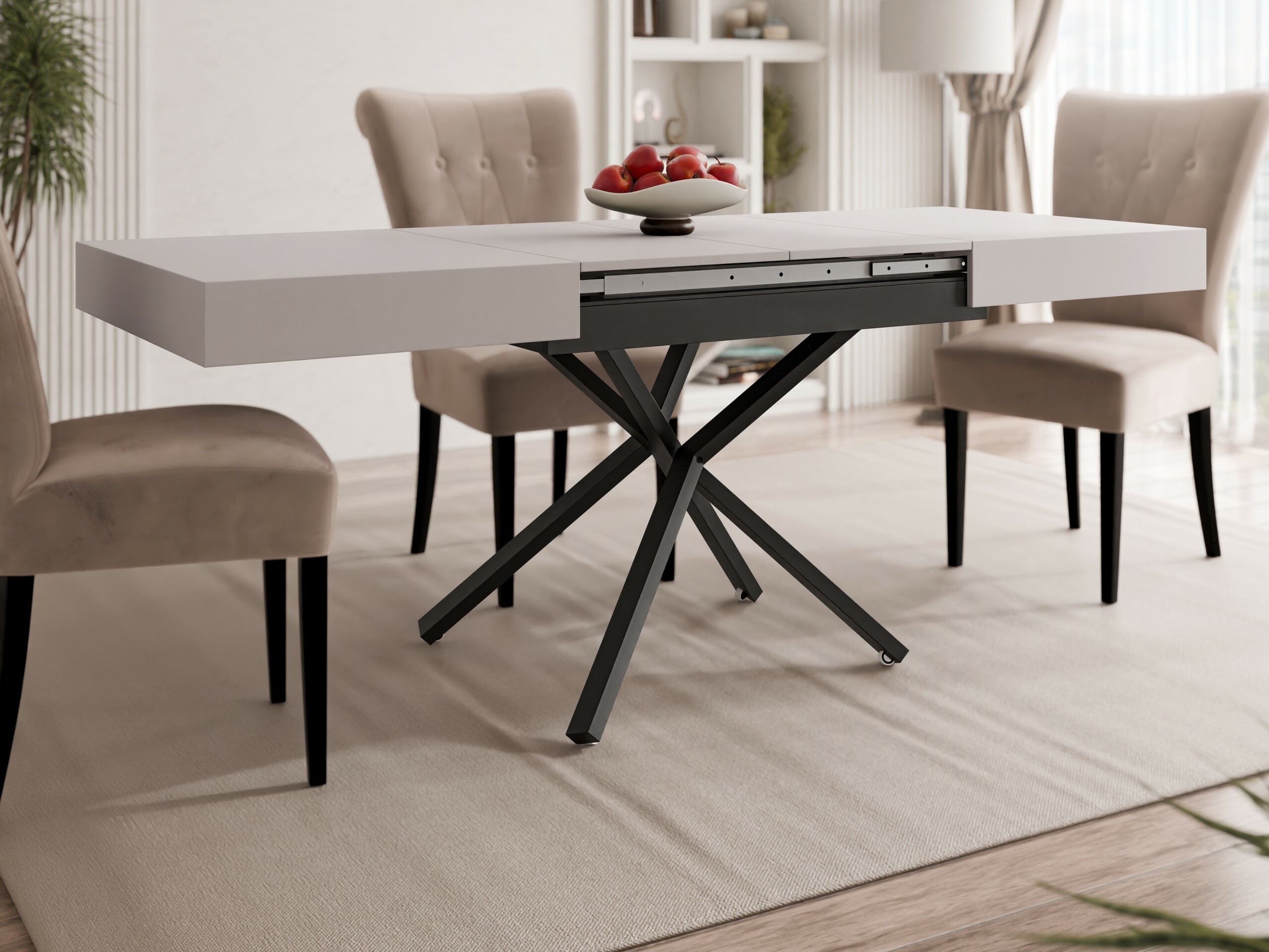 Kihajtható dohányzóasztal Oswego 176 (Kasmír)