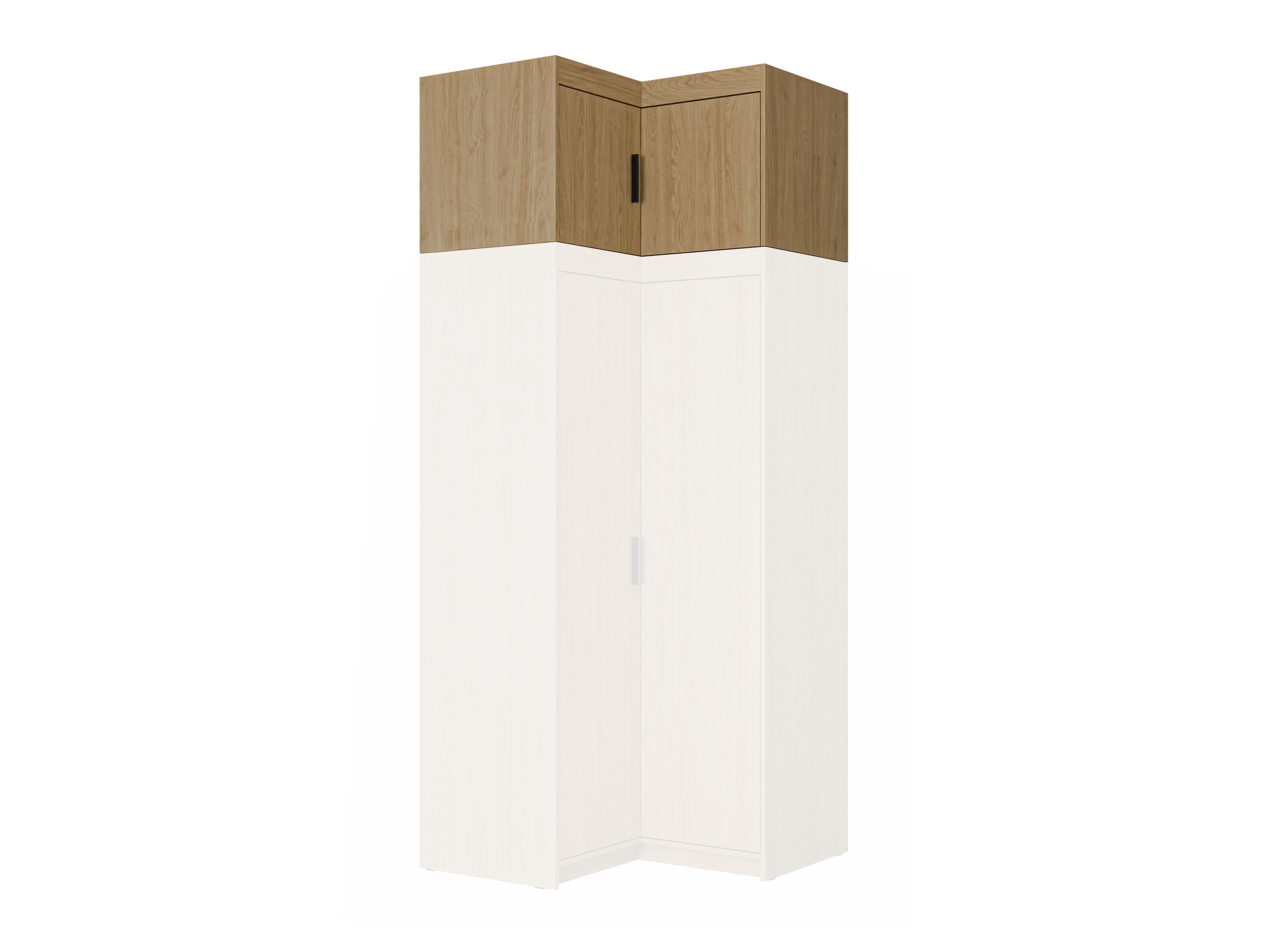 Sarokszekrény Novduni 118 (Tölgy)