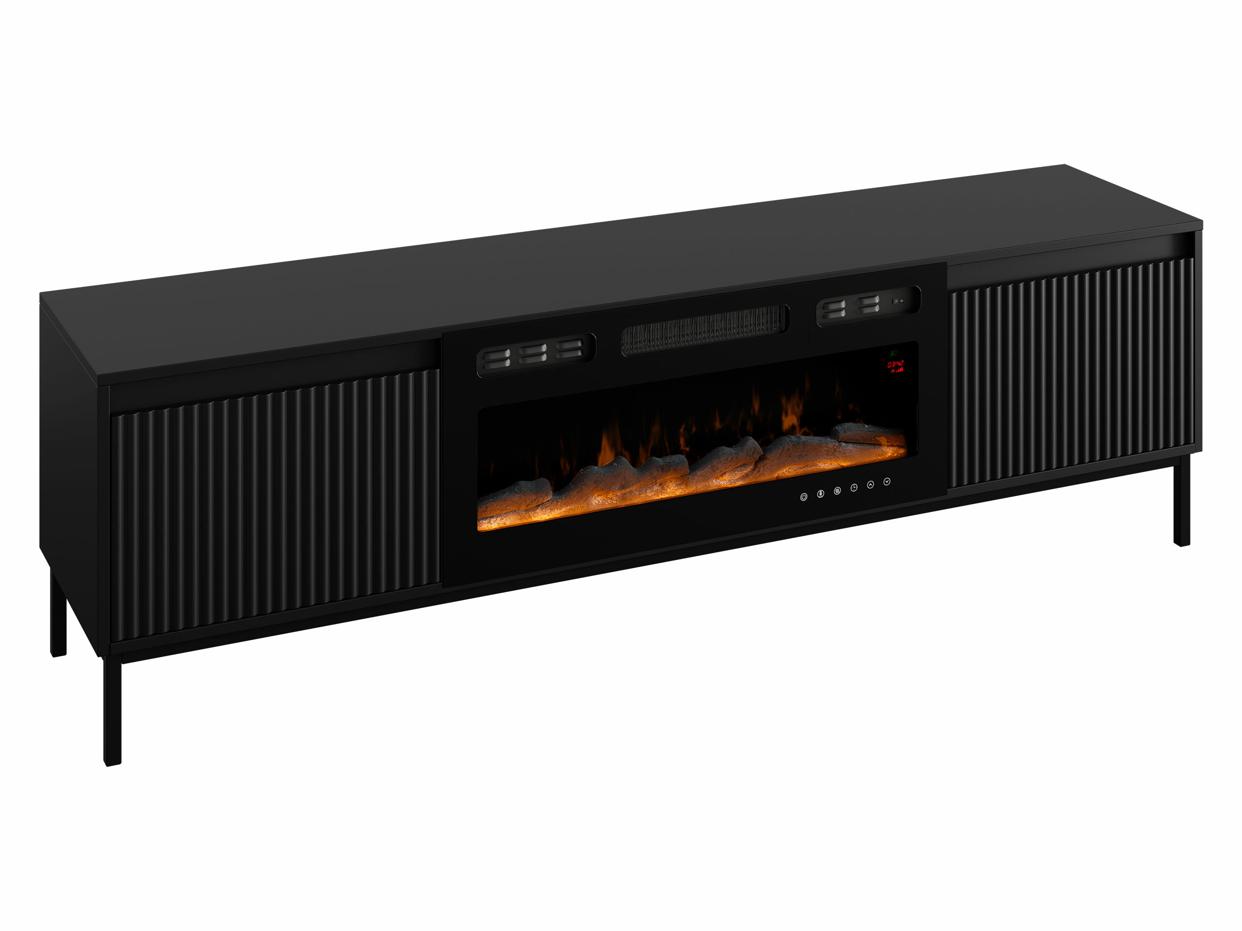 TV-állvány Comfivo Delruva 107 (Fekete)