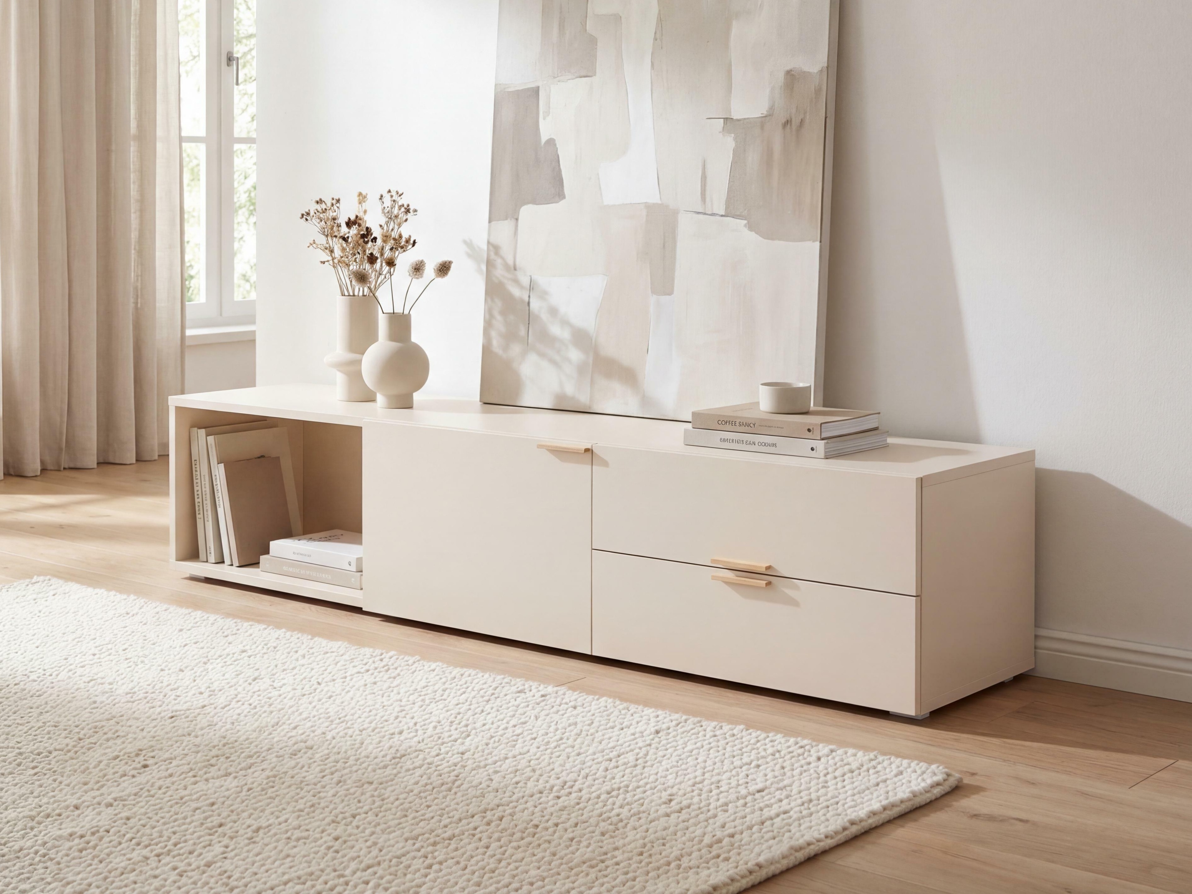 TV-állvány Veldalo 123 (Világos tölgy)