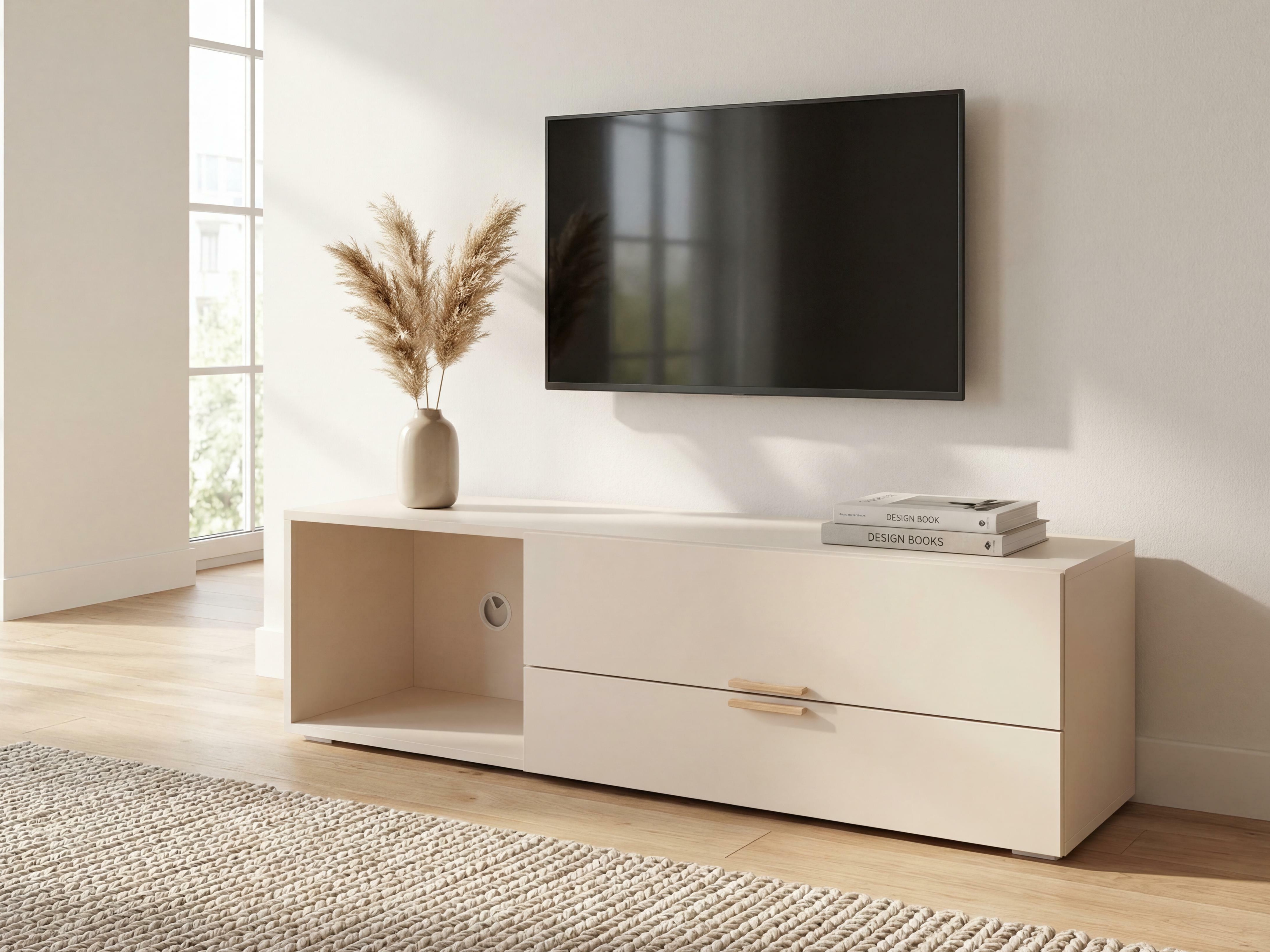 TV-állvány Veldalo 124 (Világos tölgy)